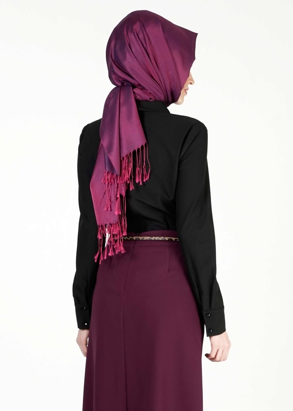 Tesettür giyim SİYAH 4063 BLUZ