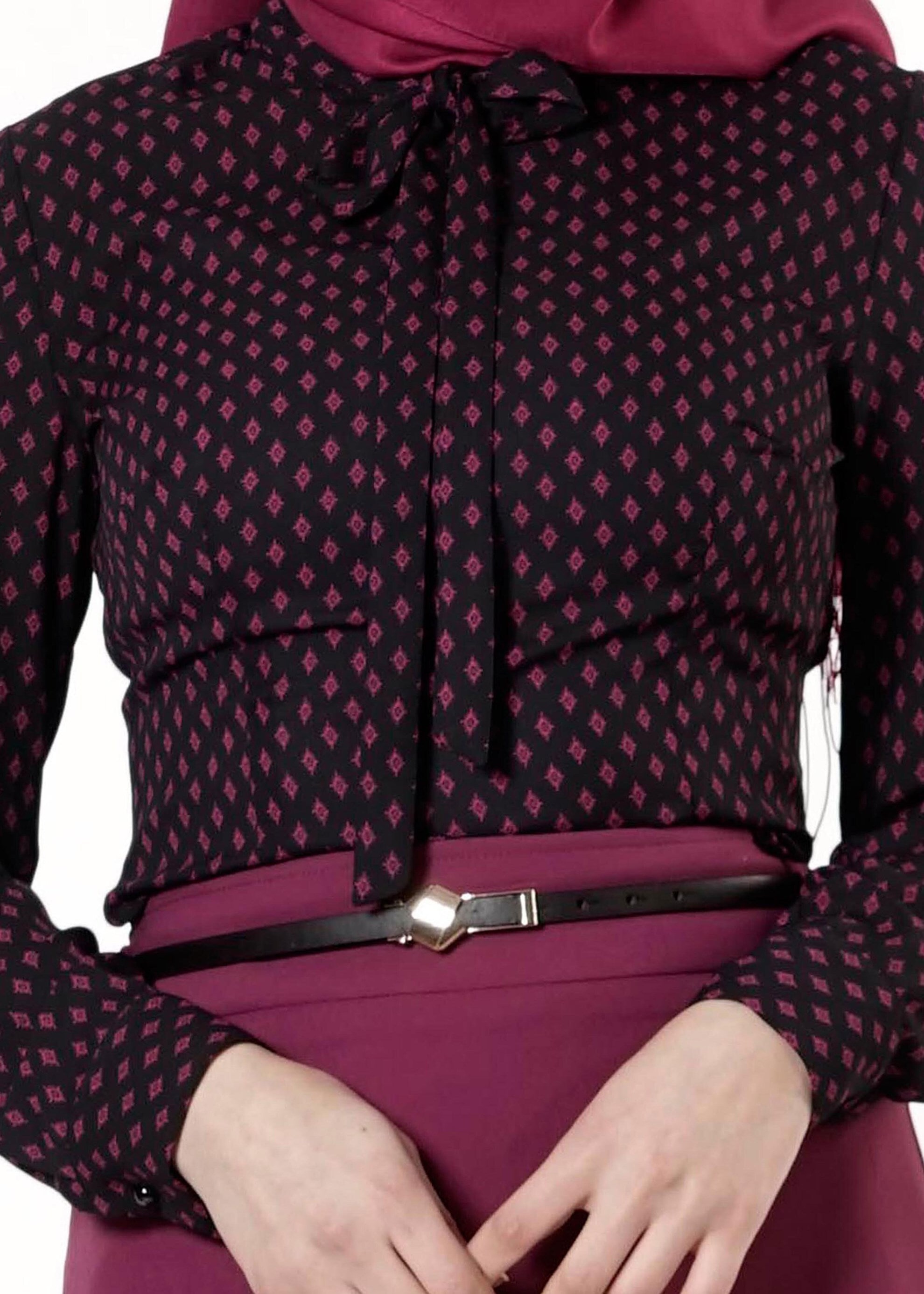 Tesettür giyim SİYAH 4081 BLUZ