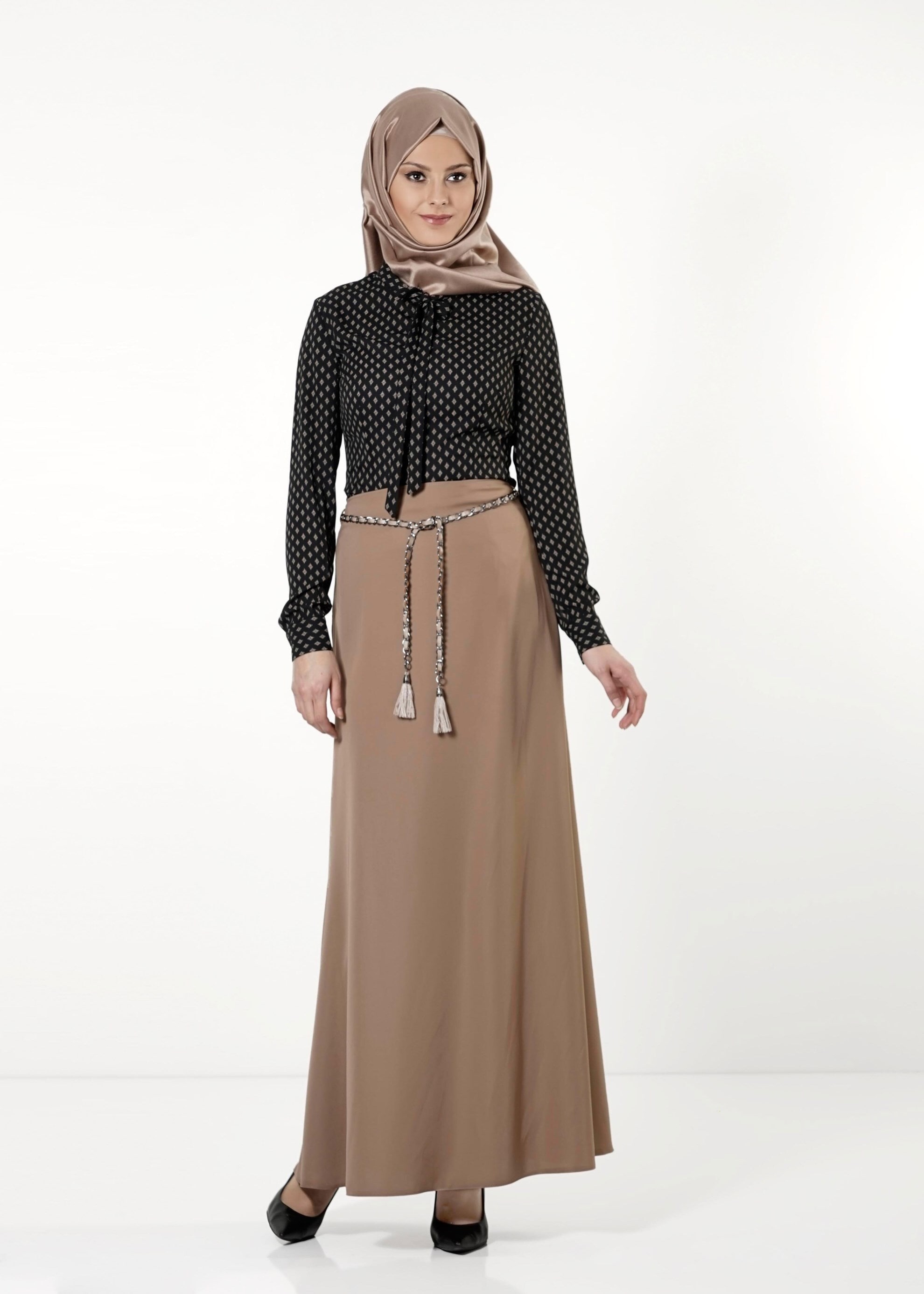 Tesettür giyim SİYAH 4081 BLUZ