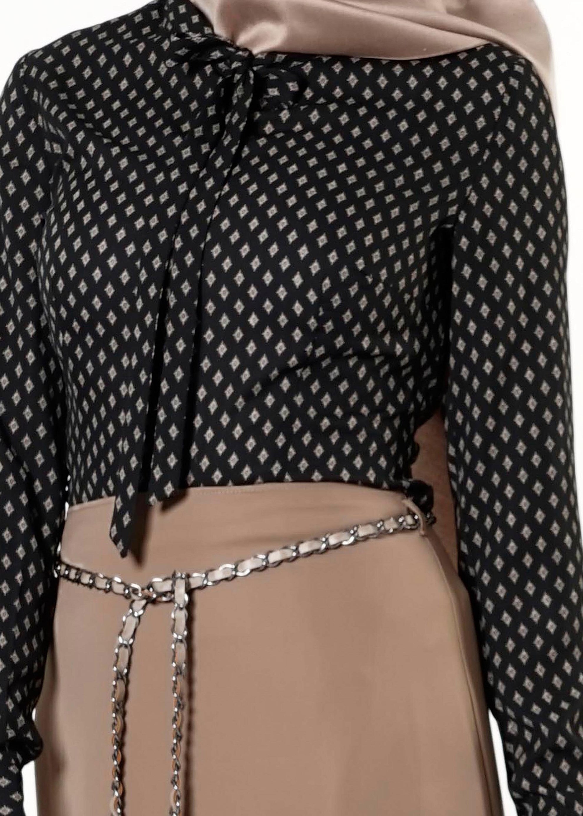 Tesettür giyim SİYAH 4081 BLUZ