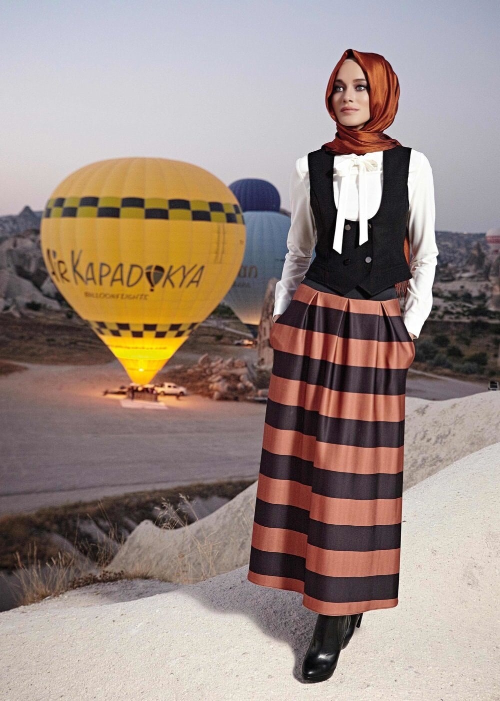 Tesettür giyim BEYAZ BAĞLAMA DETAYLI BLUZ 4085 