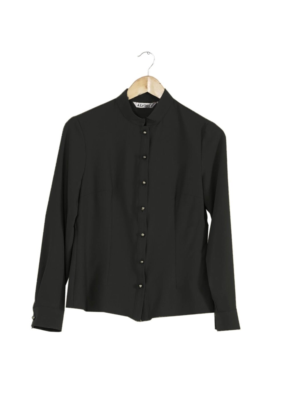 Tesettür giyim SİYAH DÜĞMELİ BLUZ 4104 