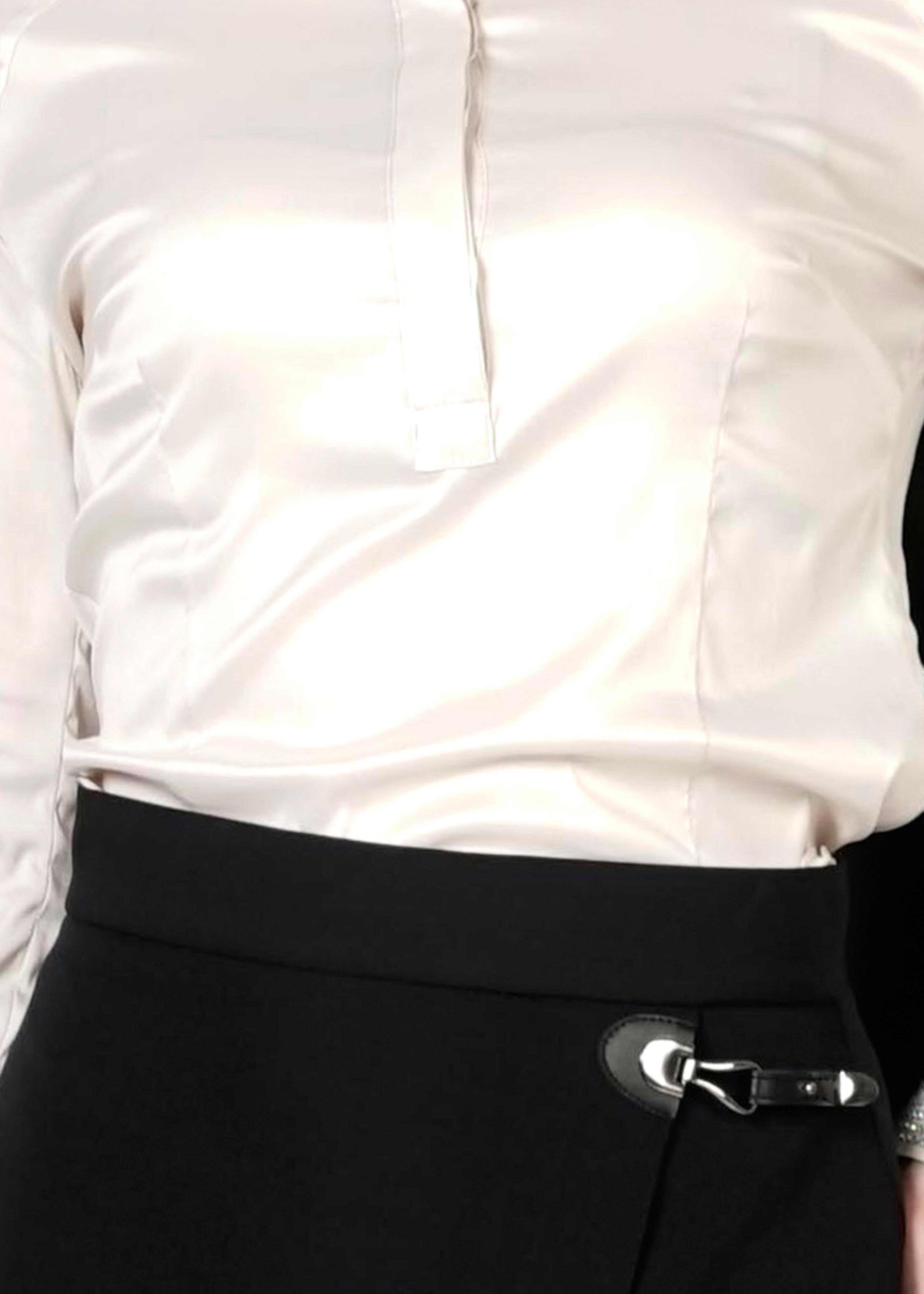 Tesettür giyim EKRU TAŞ DETAYLI BLUZ 4864 