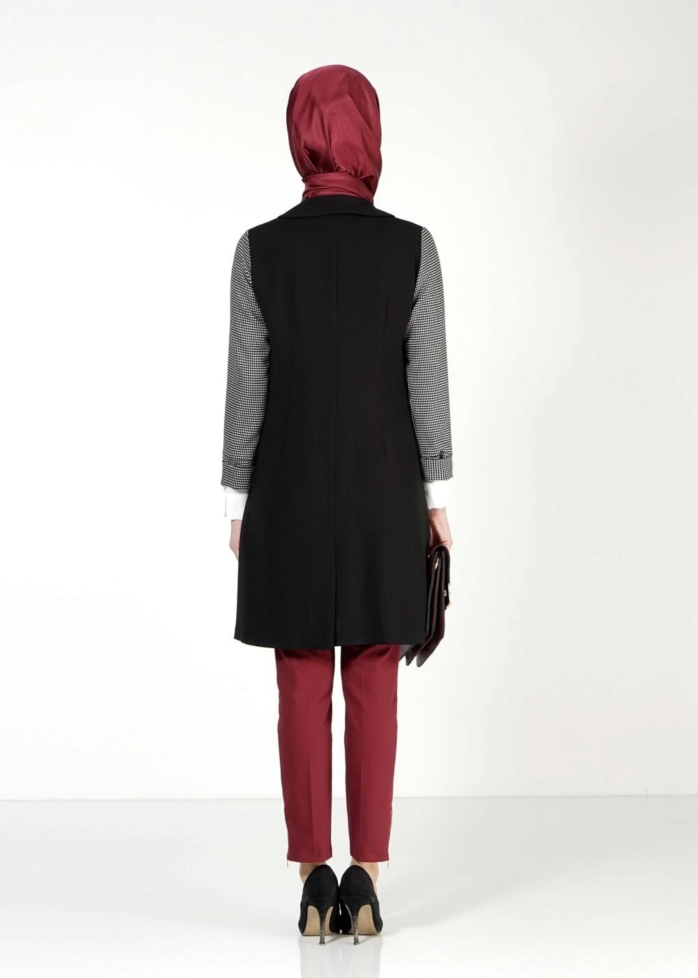 Tesettür giyim SİYAH 4007 CEKET