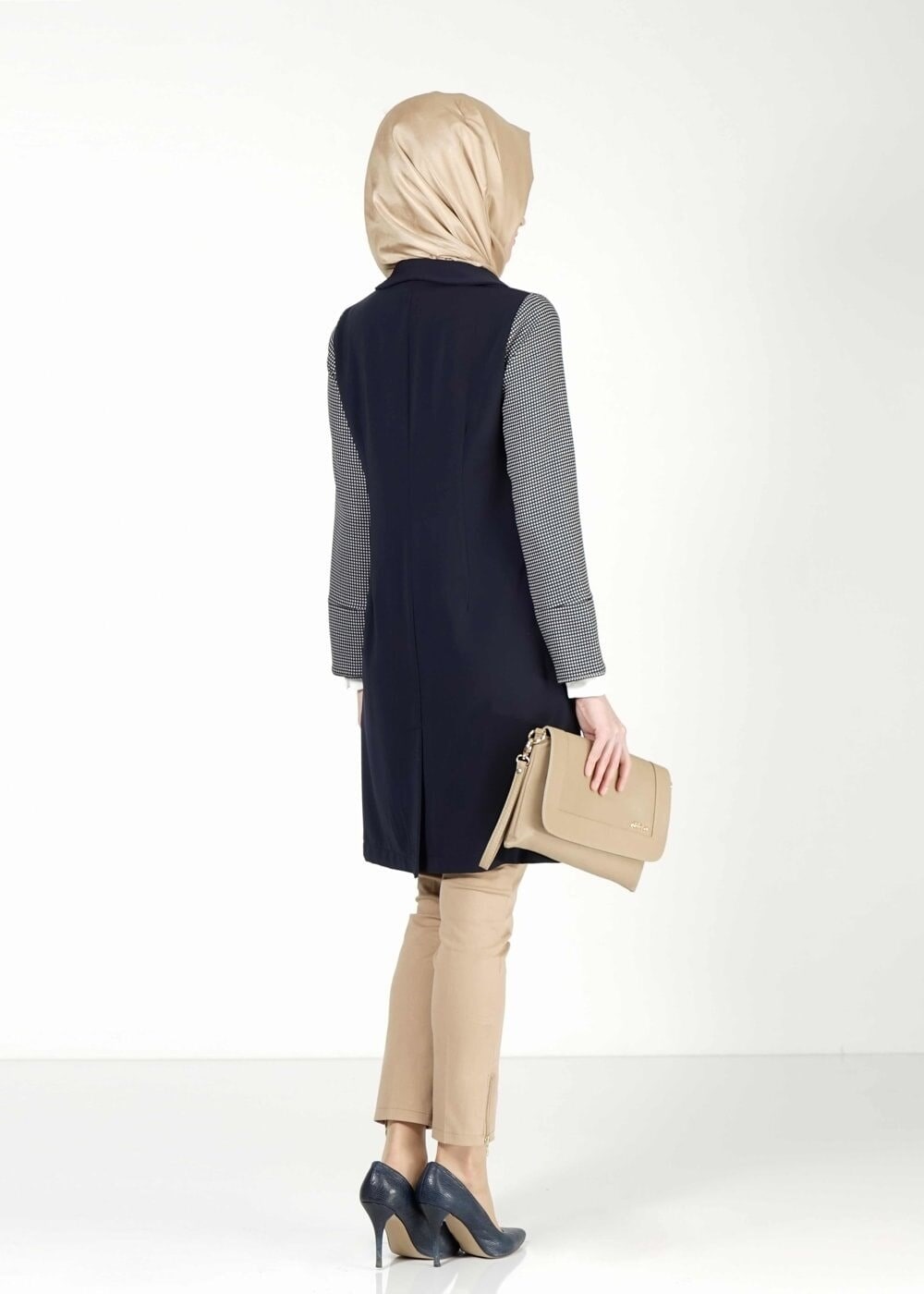 Tesettür giyim LACİVERT 4007 CEKET