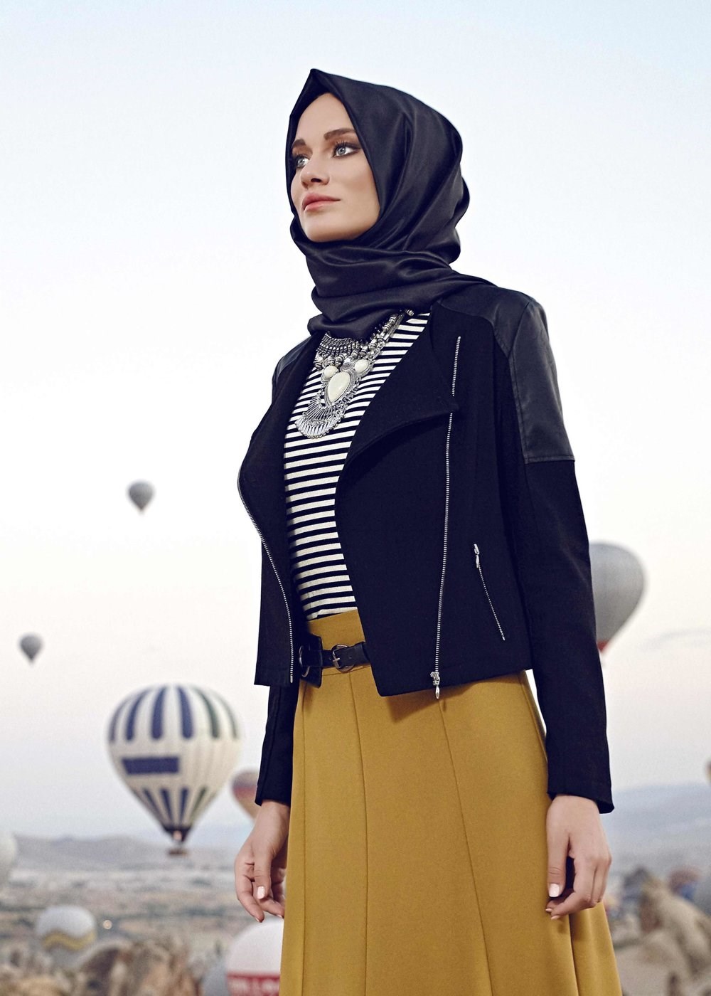 Tesettür giyim LACİVERT 4082 CEKET