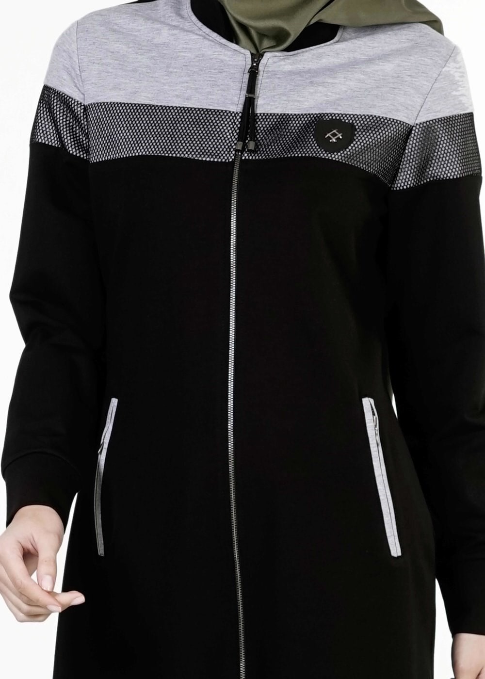 Tesettür giyim SİYAH 4117 EŞOFMAN TAKIMI