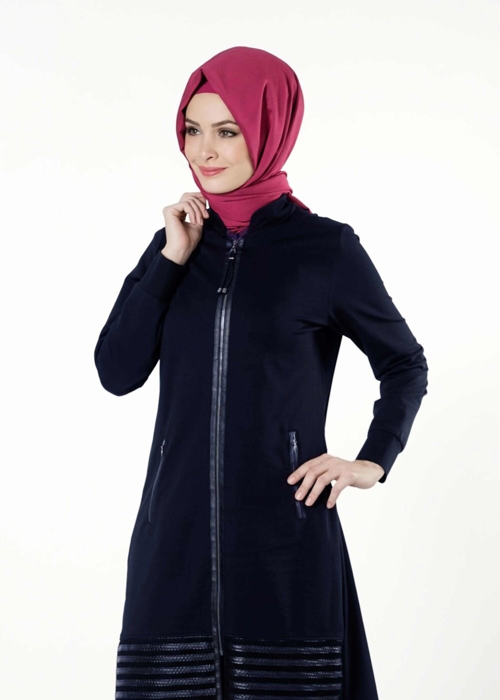 Tesettür giyim LACİVERT 4118 EŞOFMAN TAKIMI