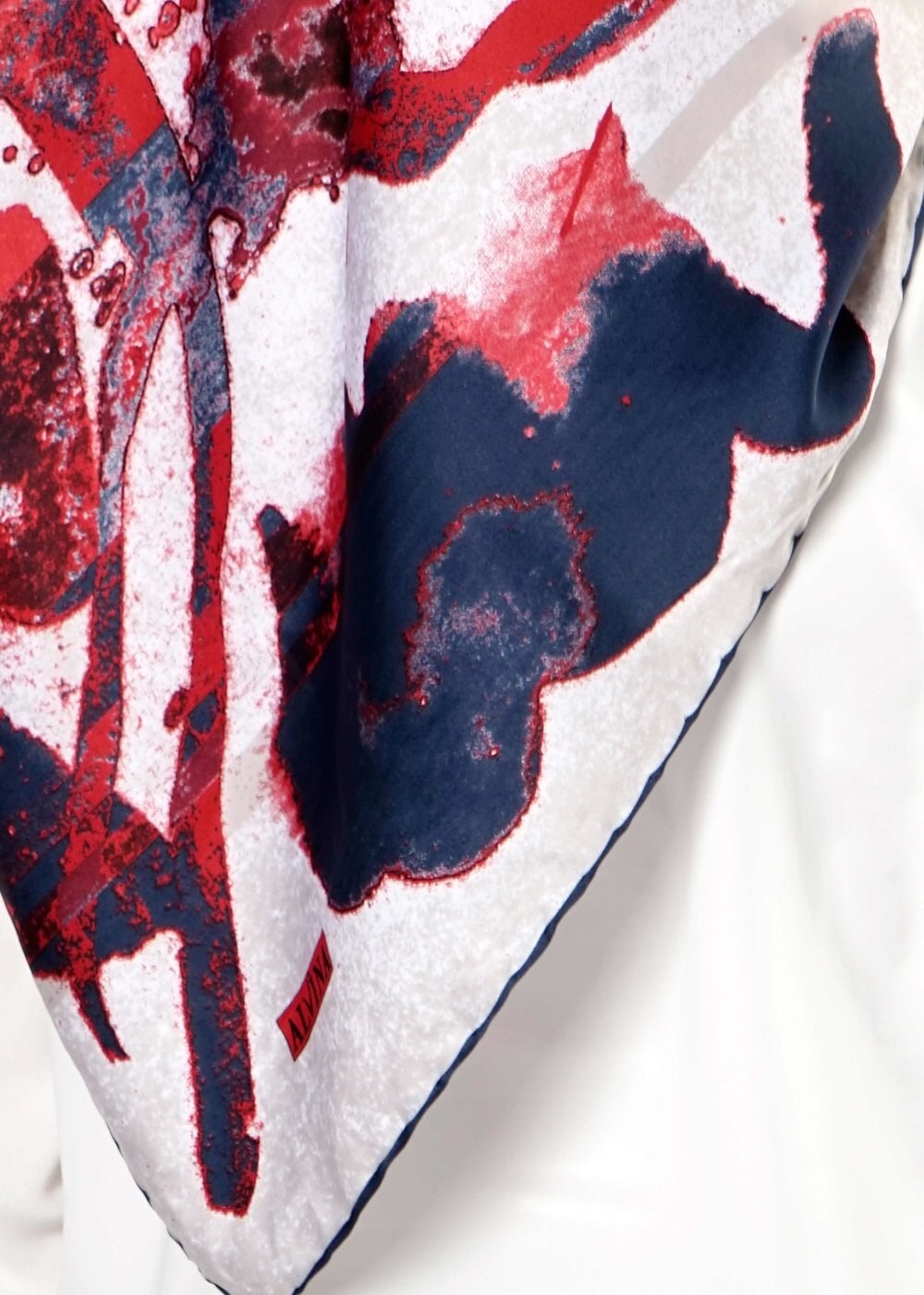 Tesettür giyim LACİVERT 10999 ALVİNA DESENLİ EŞARP