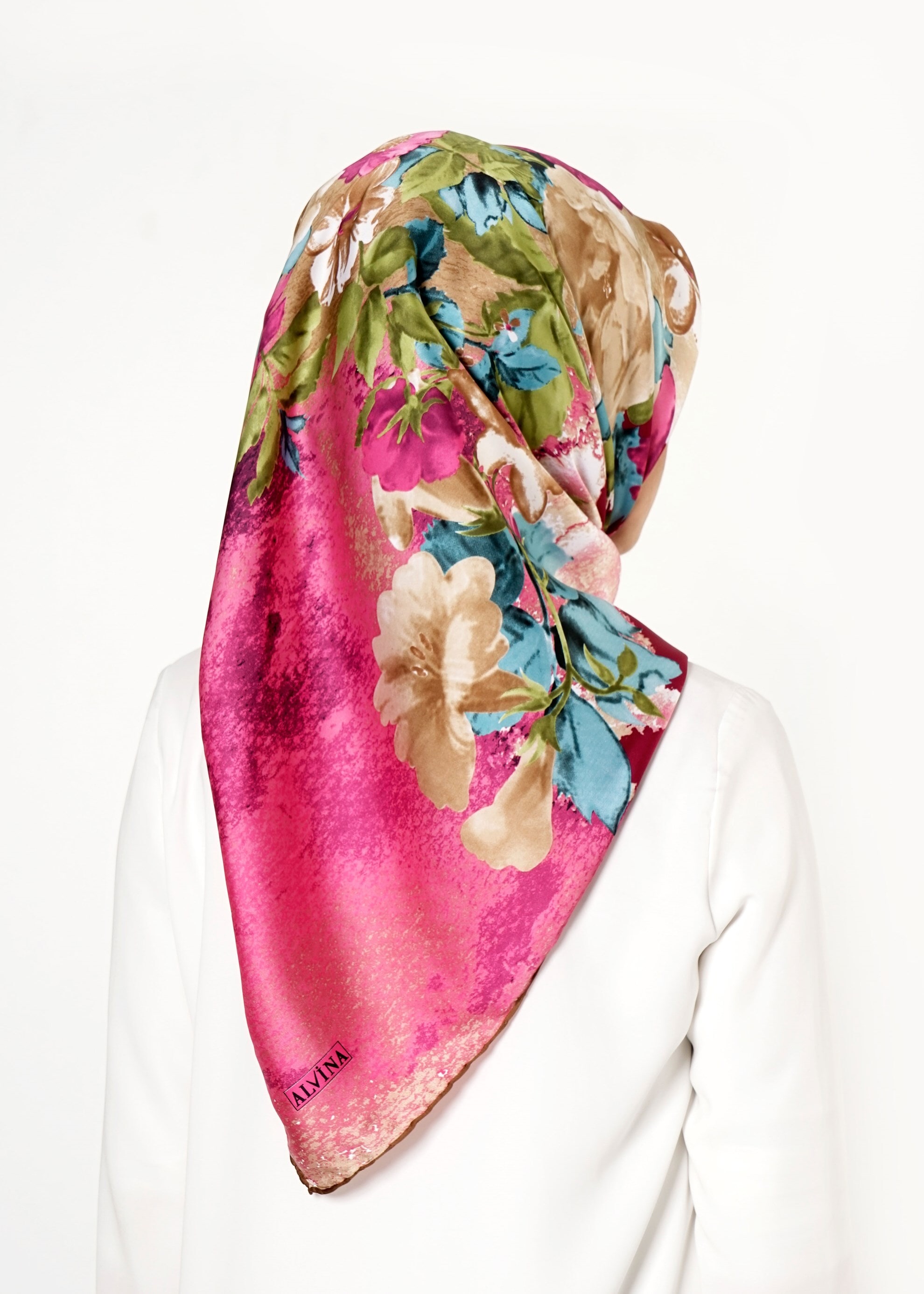 Tesettür giyim MÜRDÜM 12591 ALVİNA DESENLİ EŞARP