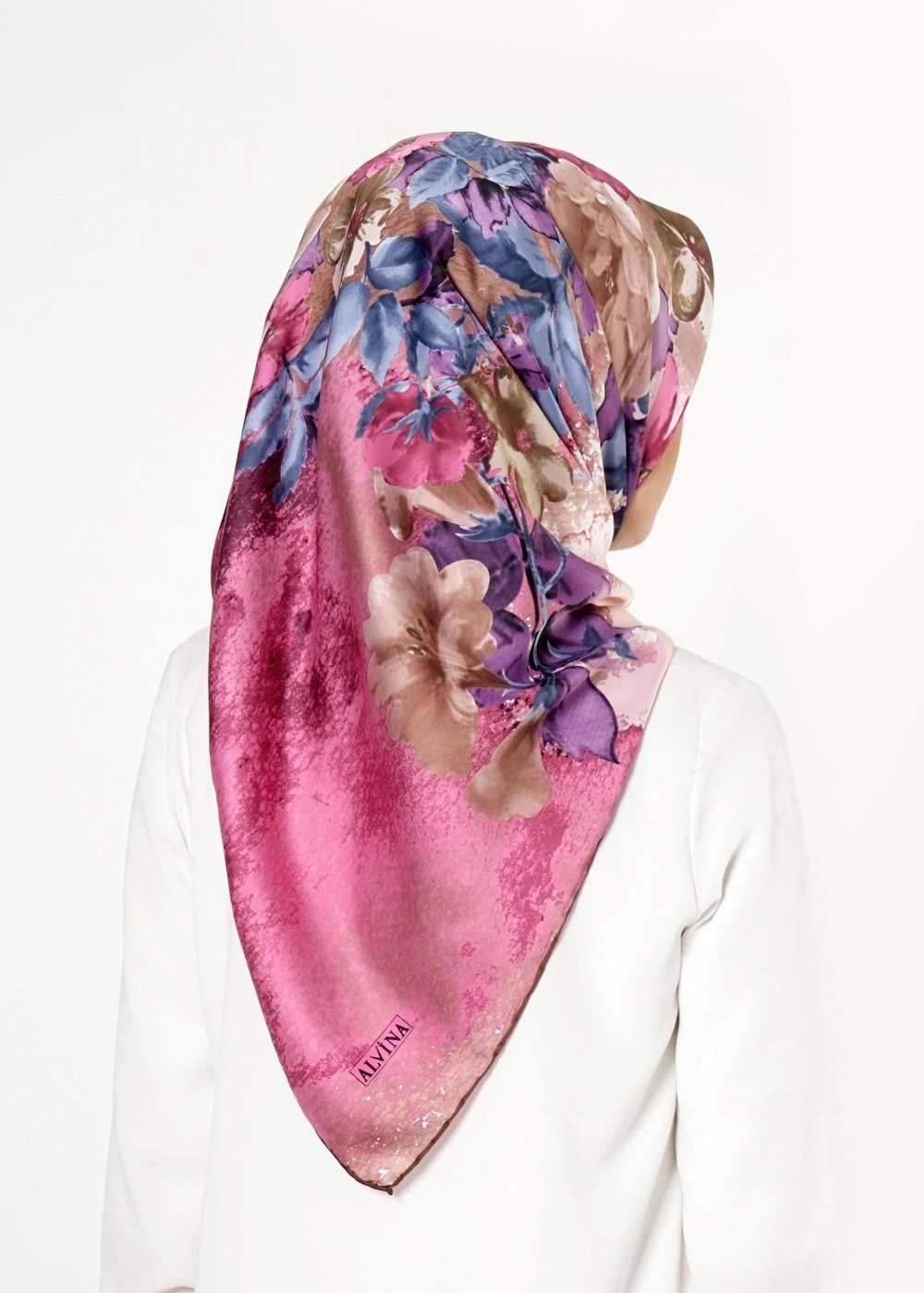 Tesettür giyim MÜRDÜM 12591 ALVİNA DESENLİ EŞARP