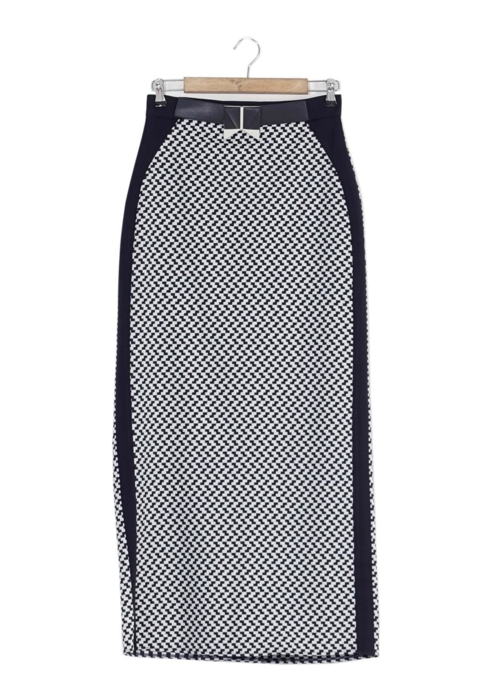 Tesettür giyim LACİVERT DESENLİ ETEK 6762 