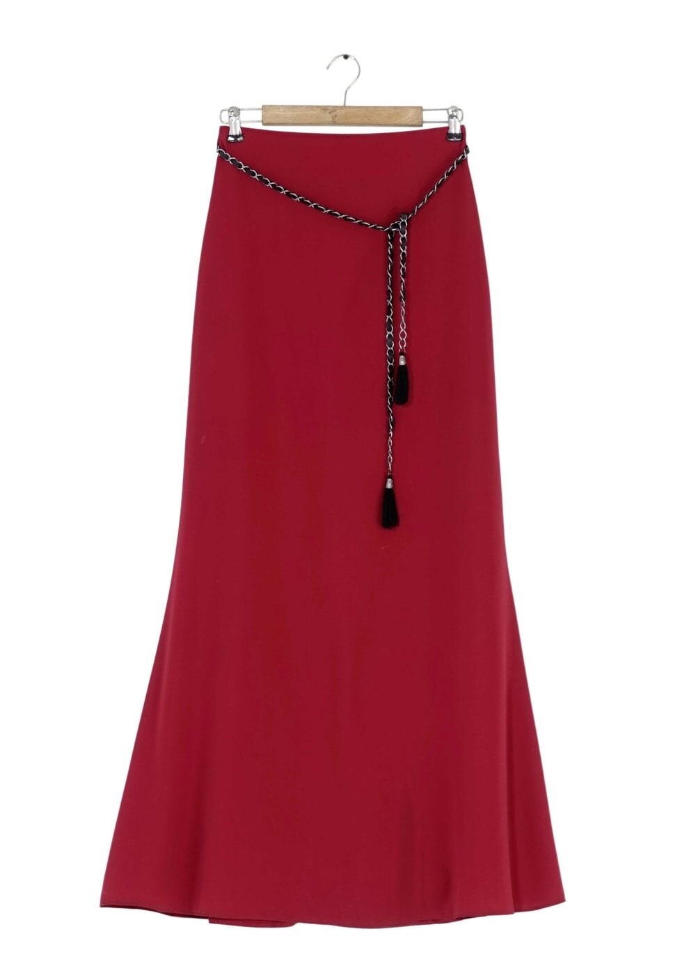 Tesettür giyim BORDO A KESİM ETEK 6763 