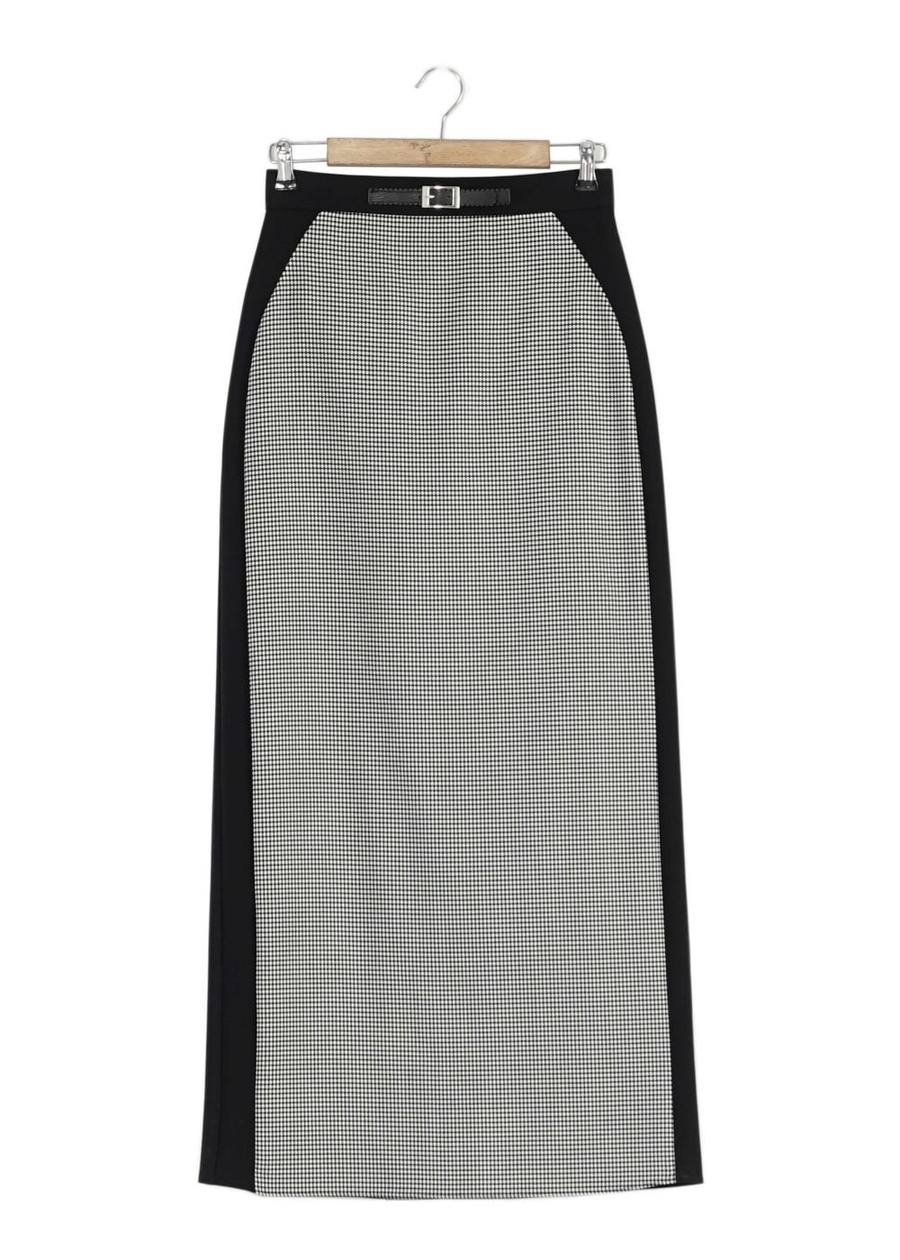 Tesettür giyim SİYAH PÖTİKARE DESEN ETEK 6765 