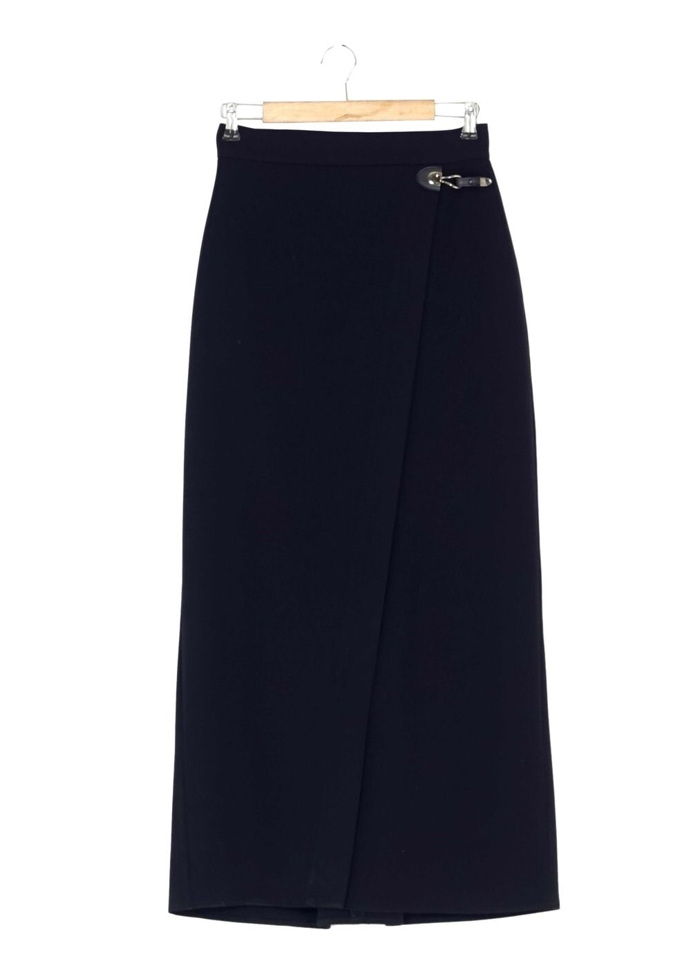 Tesettür giyim LACİVERT TOKA DETAYLI ETEK 6769 