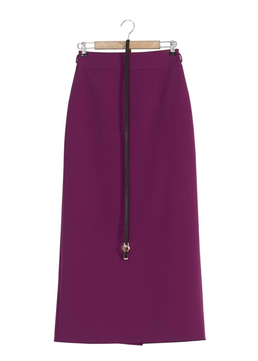 Tesettür giyim MOR DÜZ KESİM ETEK 6770 