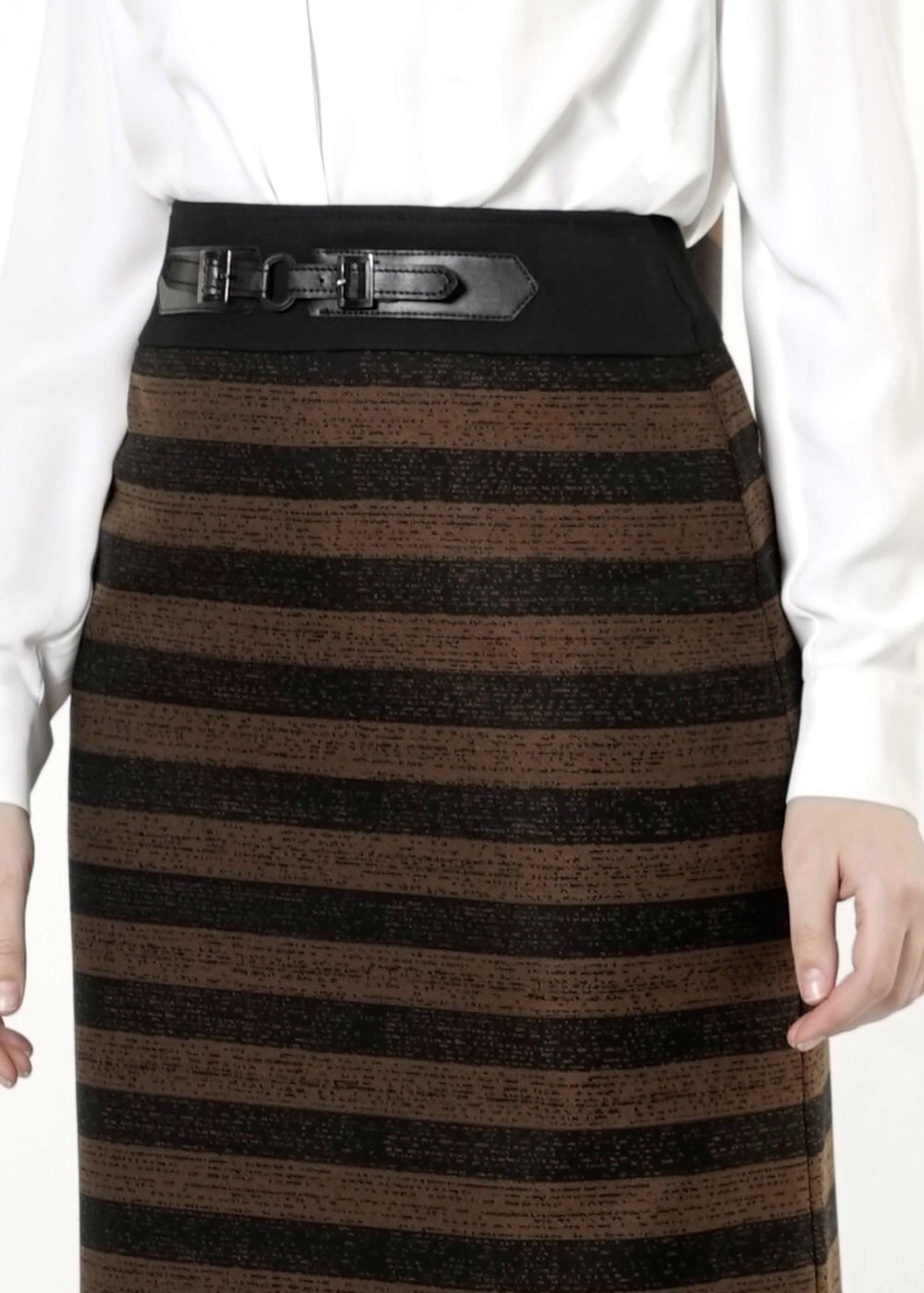 Tesettür giyim KAHVE 6774 ETEK