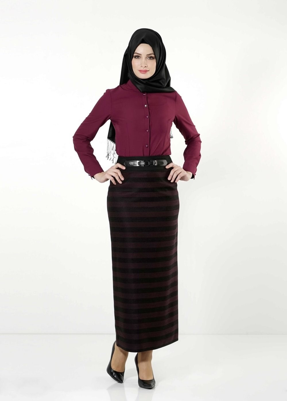 Tesettür giyim MÜRDÜM 6774 ETEK
