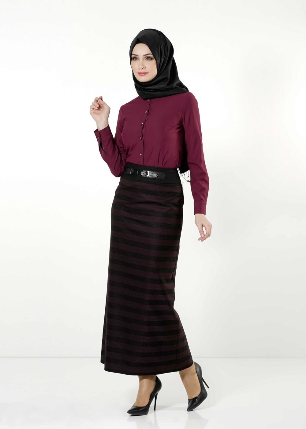 Tesettür giyim MÜRDÜM 6774 ETEK