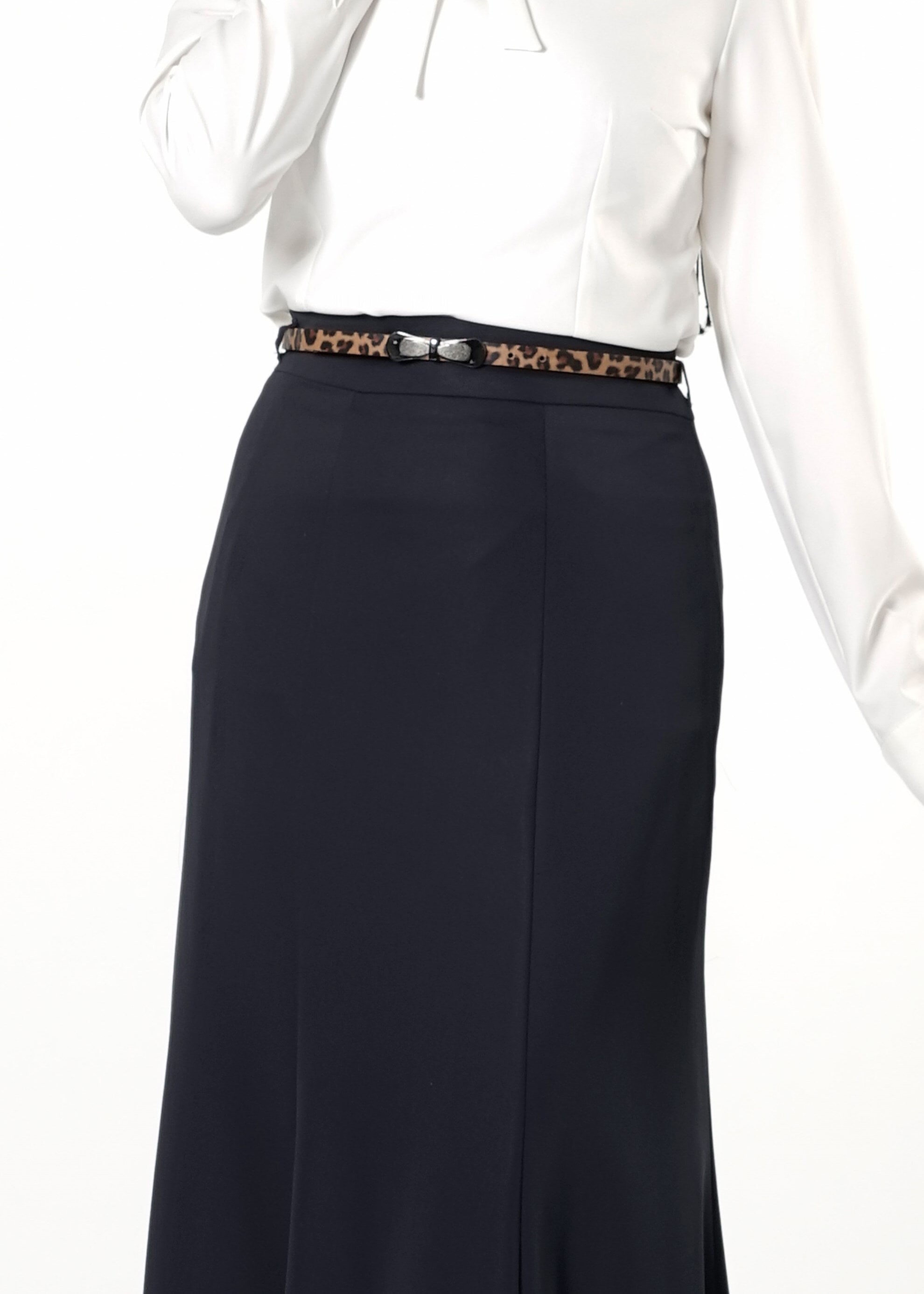 Tesettür giyim LACİVERT A KESİM ETEK 6775 