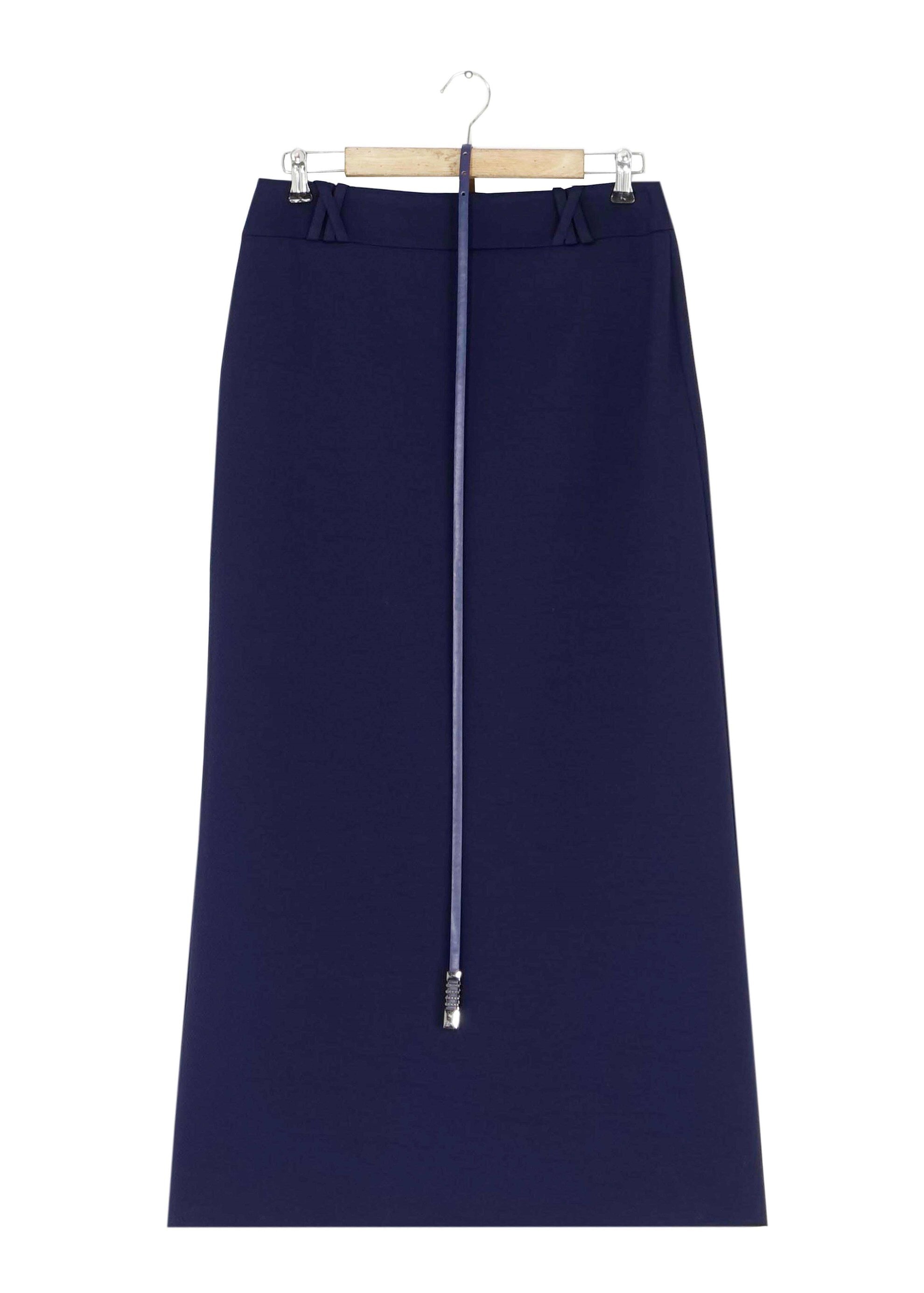 Tesettür giyim LACİVERT DÜZ KESİM ETEK 6776 