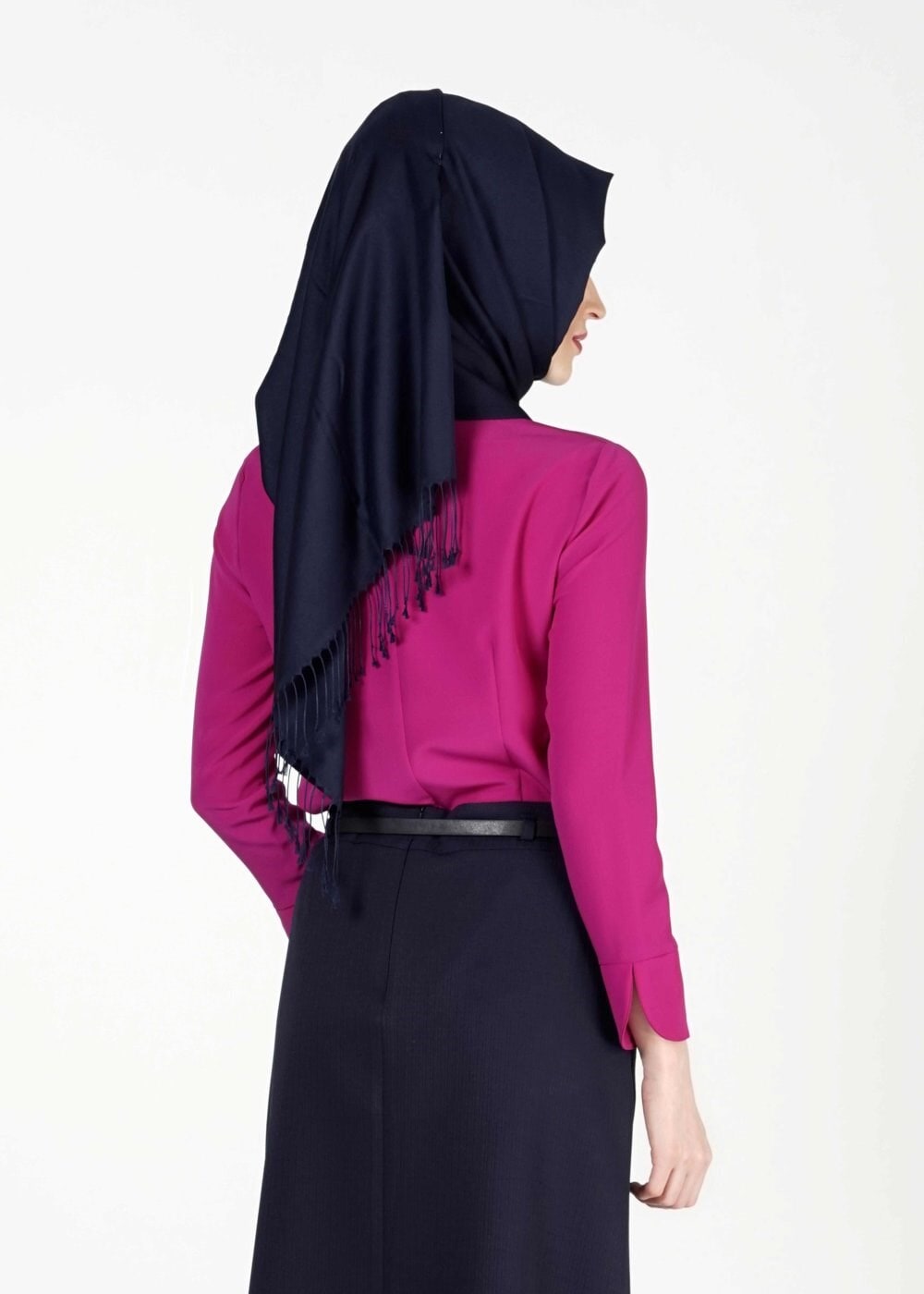 Tesettür giyim LACİVERT 6777 ETEK