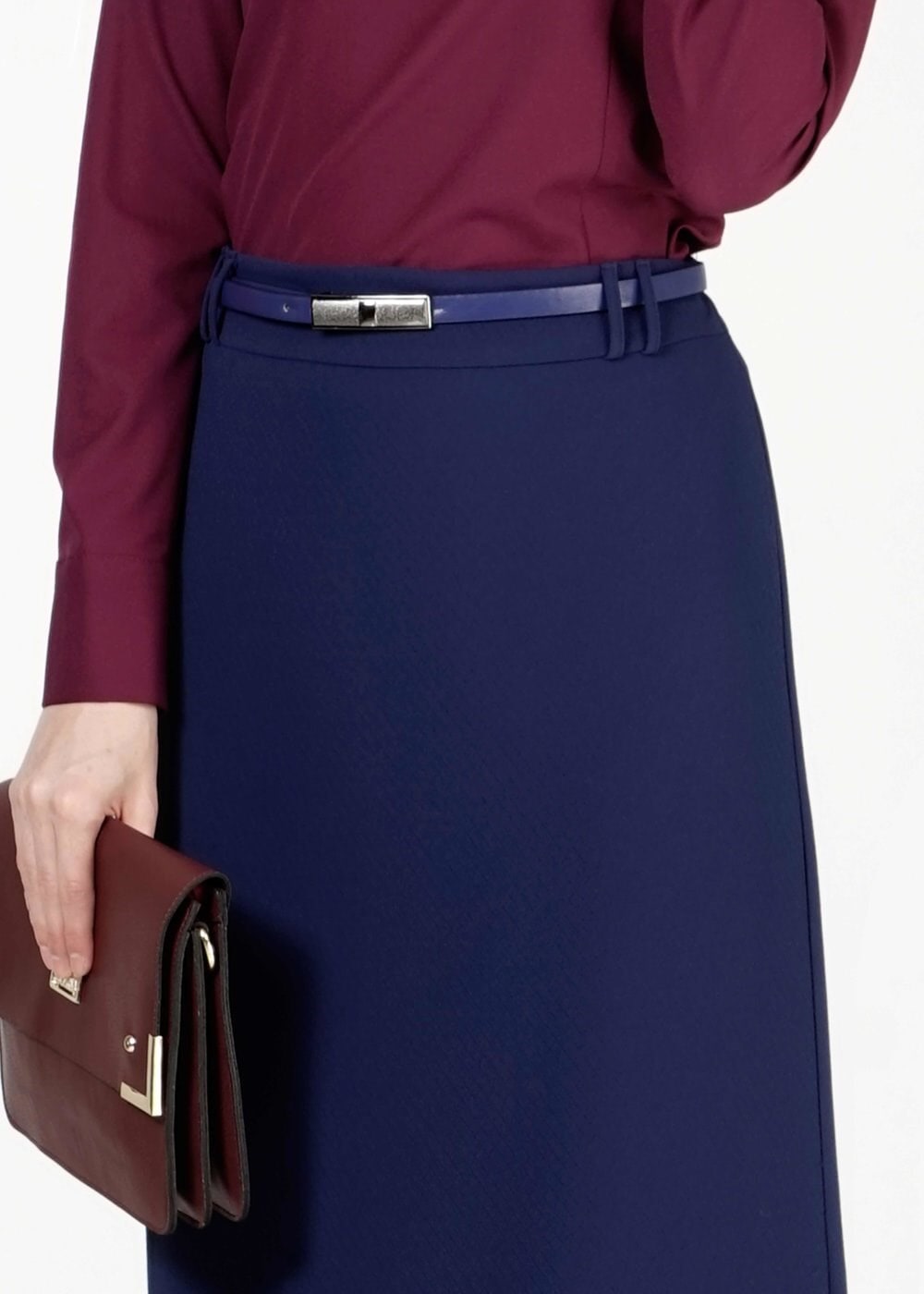 Tesettür giyim LACİVERT KALEM ETEK 6780 