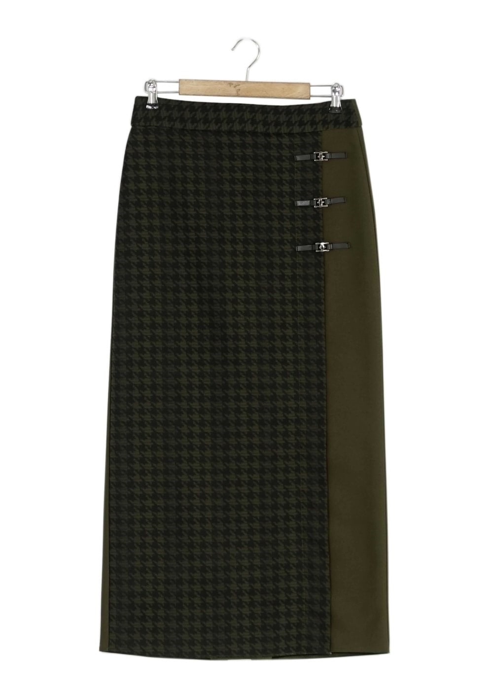 Tesettür giyim HAKİ 6787 ETEK