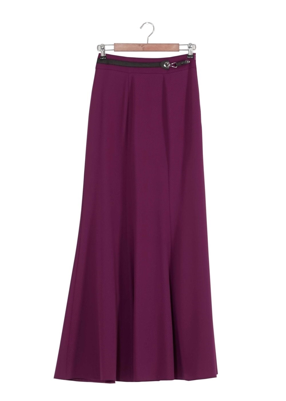 Tesettür giyim FUŞYA BALIK KESİM ETEK 6788 