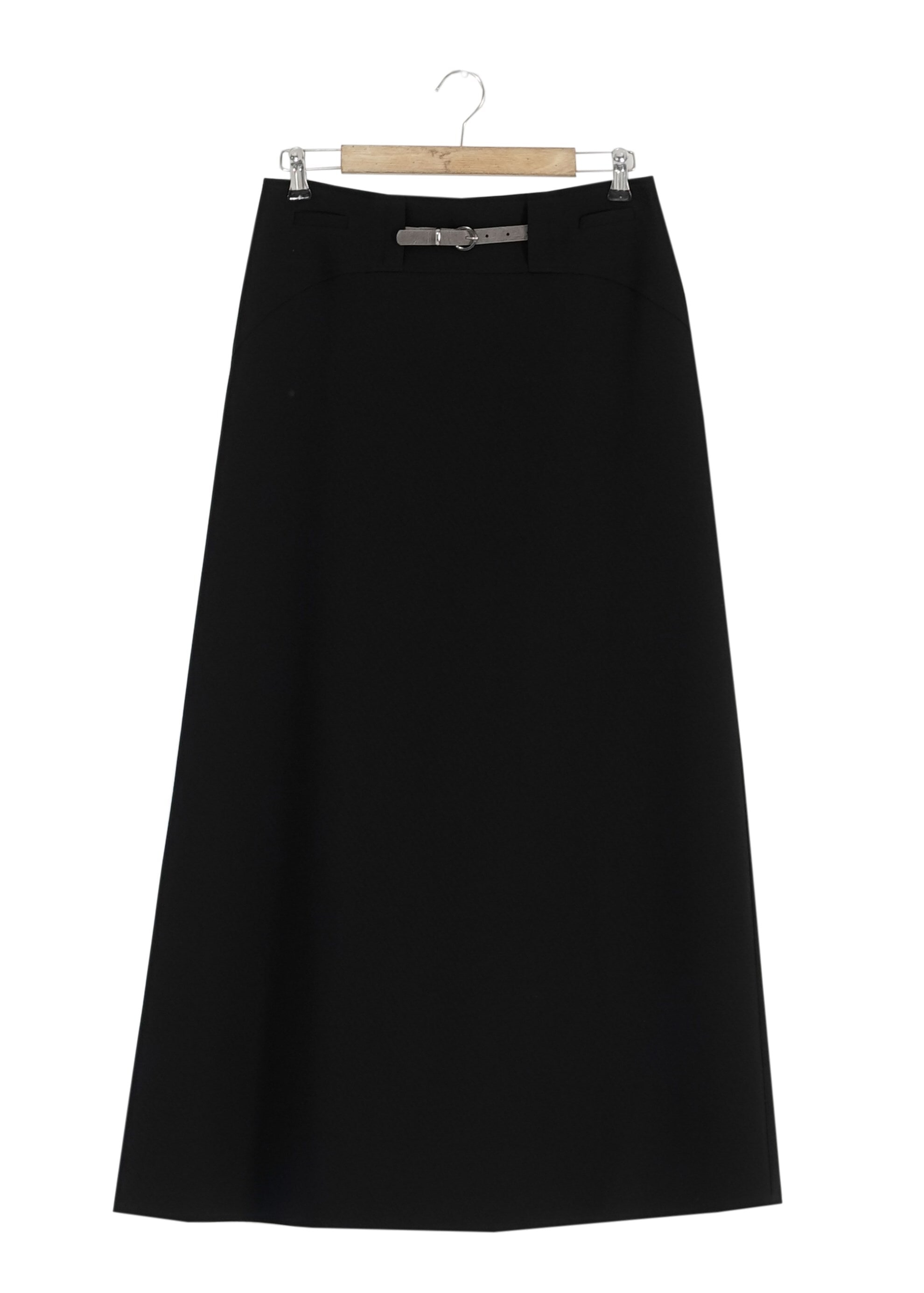 Tesettür giyim SİYAH A KESİM ETEK 6804 