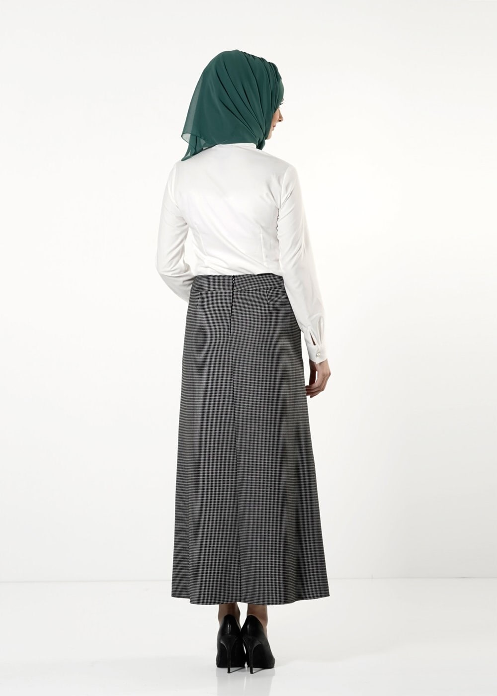 Tesettür giyim SİYAH 6822 ETEK