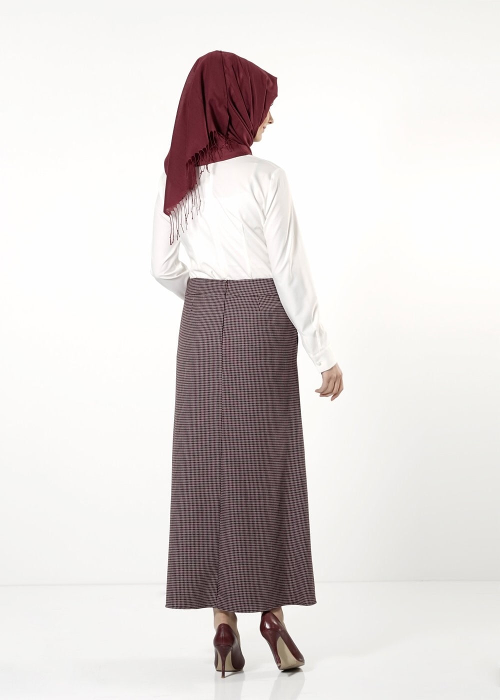 Tesettür giyim MÜRDÜM 6822 ETEK