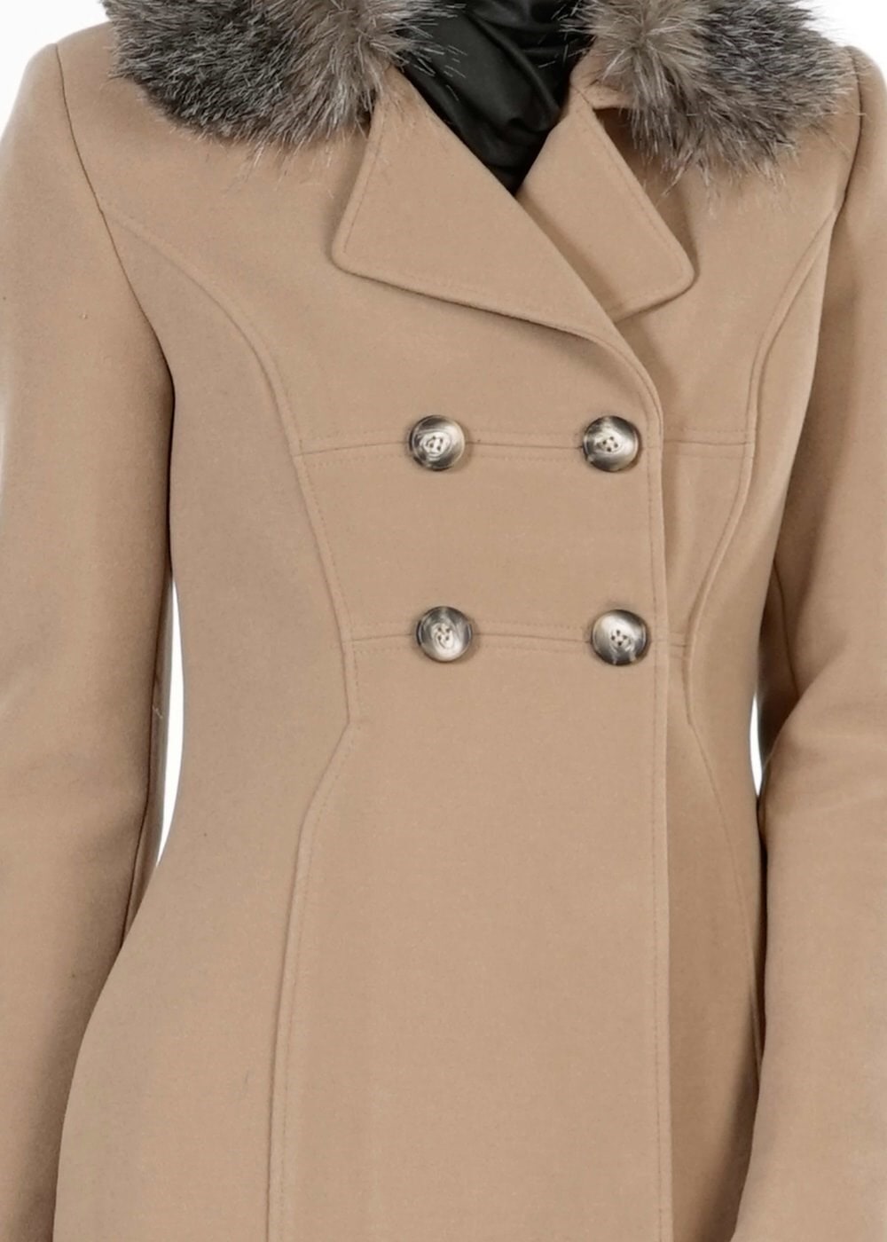 Tesettür giyim KAHVE 9383 KABAN