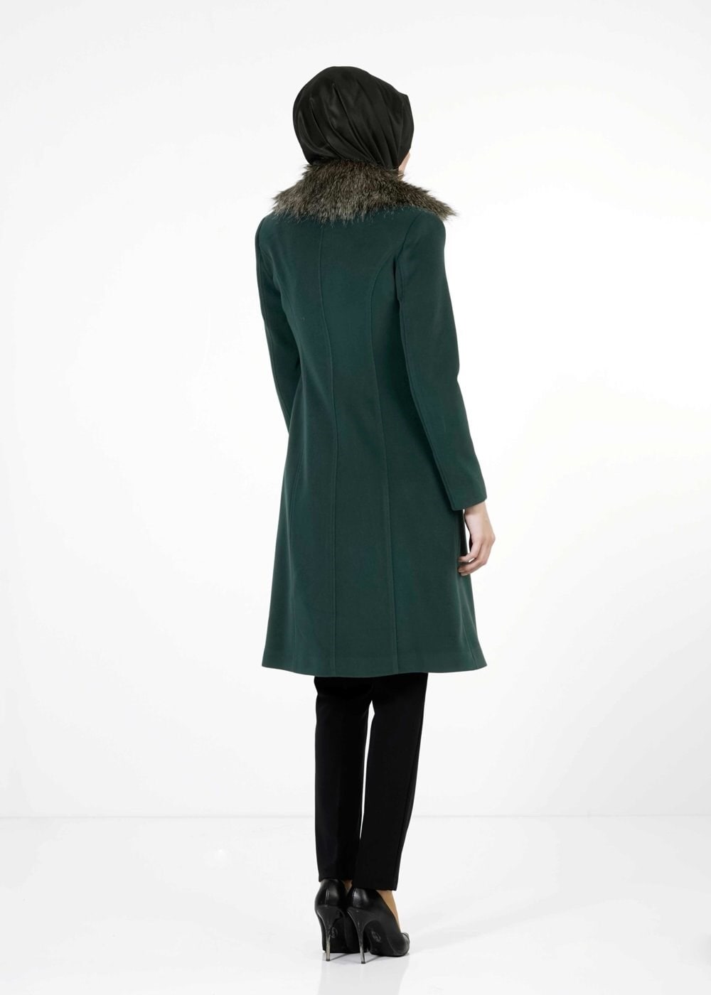 Tesettür giyim MAVİ 9383 KABAN