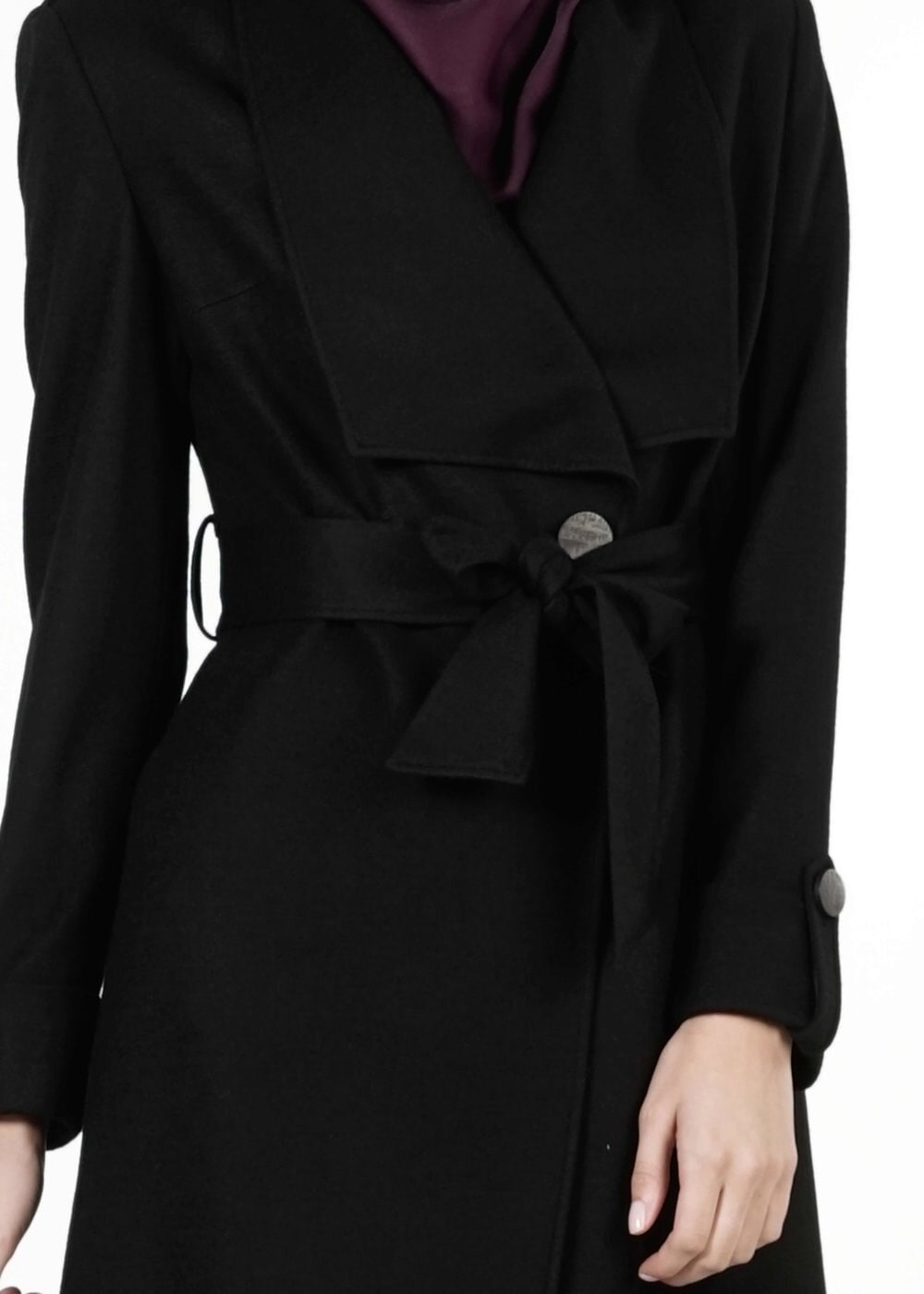 Tesettür giyim SİYAH 9399 KABAN