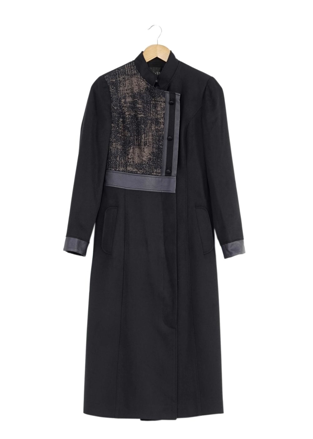 Tesettür giyim LACİVERT DÜĞMELİ KABAN 9427 