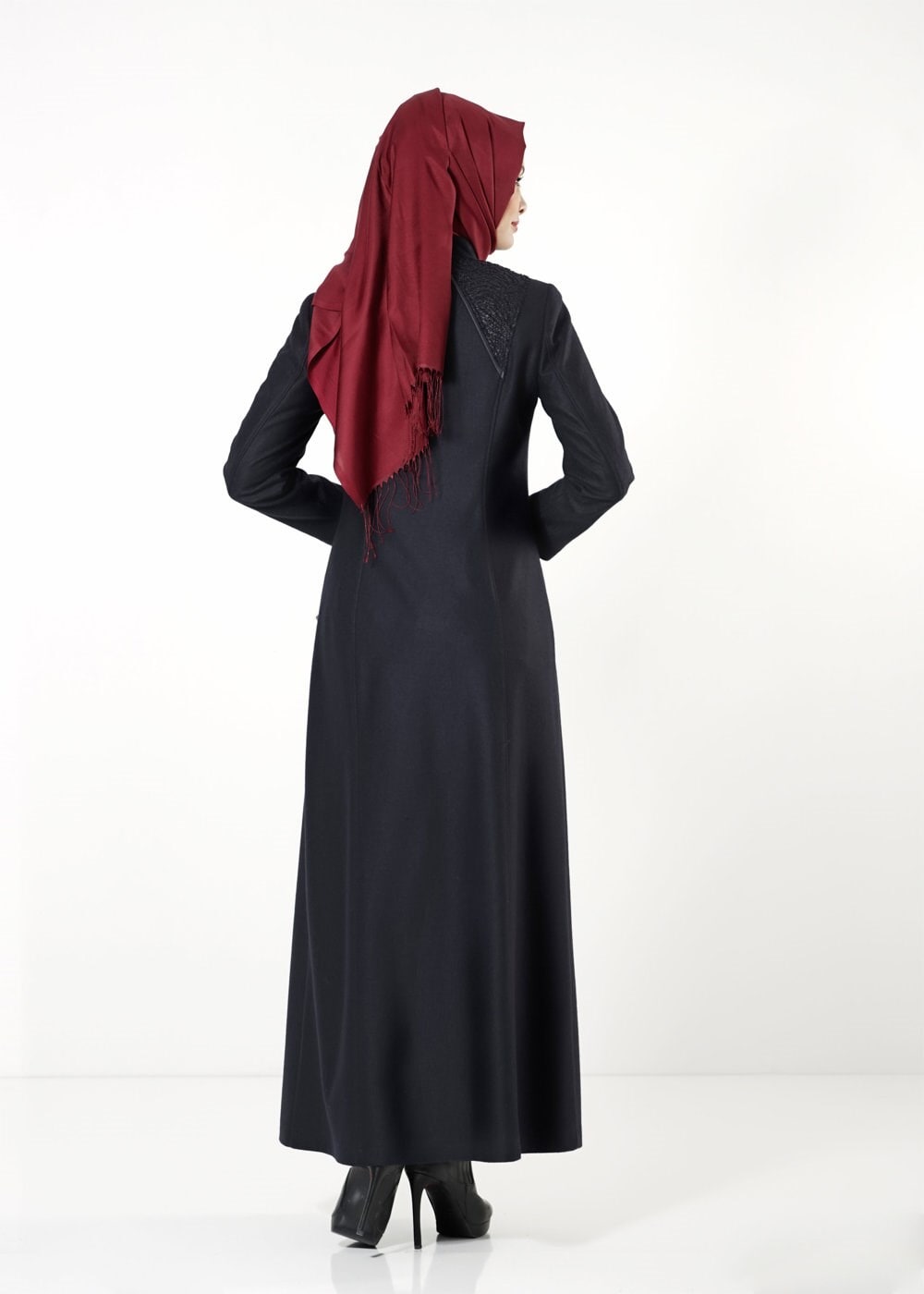 Tesettür giyim LACİVERT 9395 MANTO