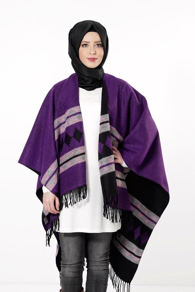Tesettür giyim MOR 27469 PANÇO - ALVİNA