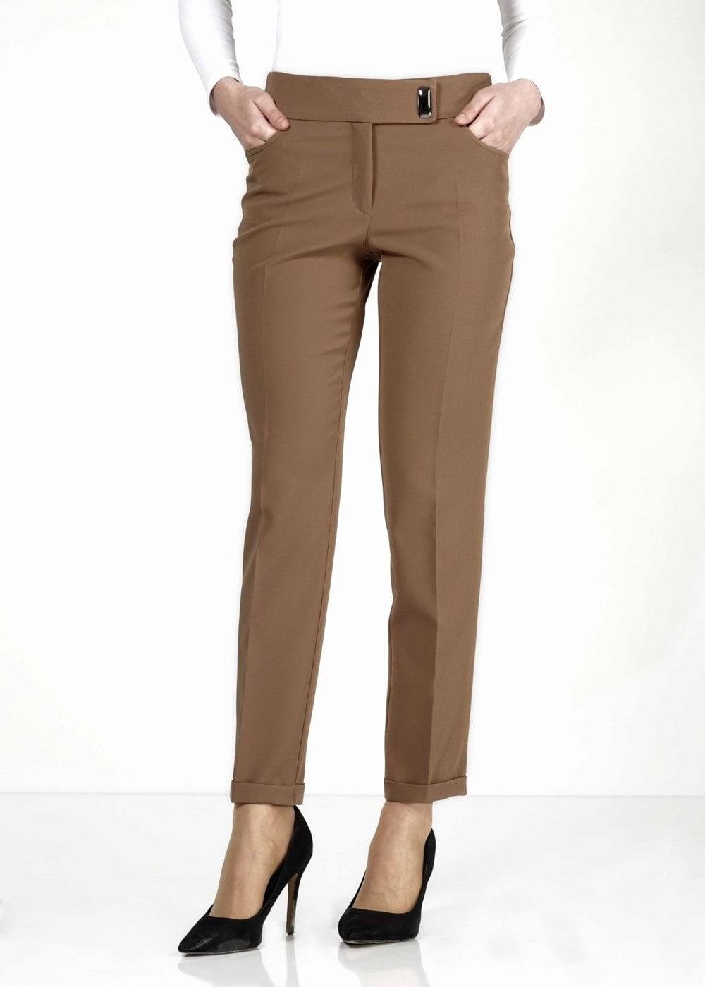 Tesettür giyim KAHVE KLASİK PANTOLON 7880 