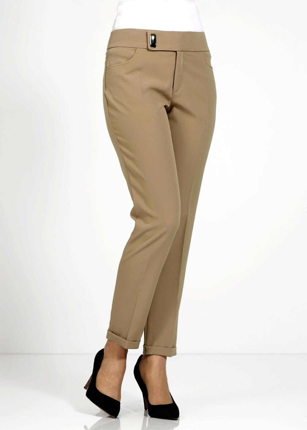 Tesettür giyim BEJ KLASİK PANTOLON 7880 