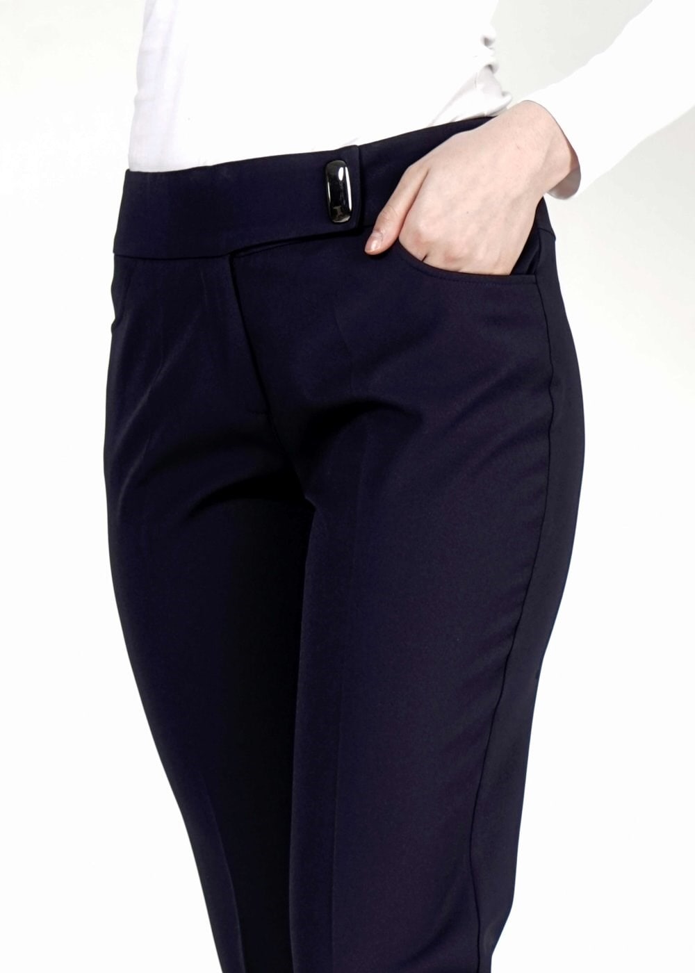 Tesettür giyim LACİVERT KLASİK PANTOLON 7880 