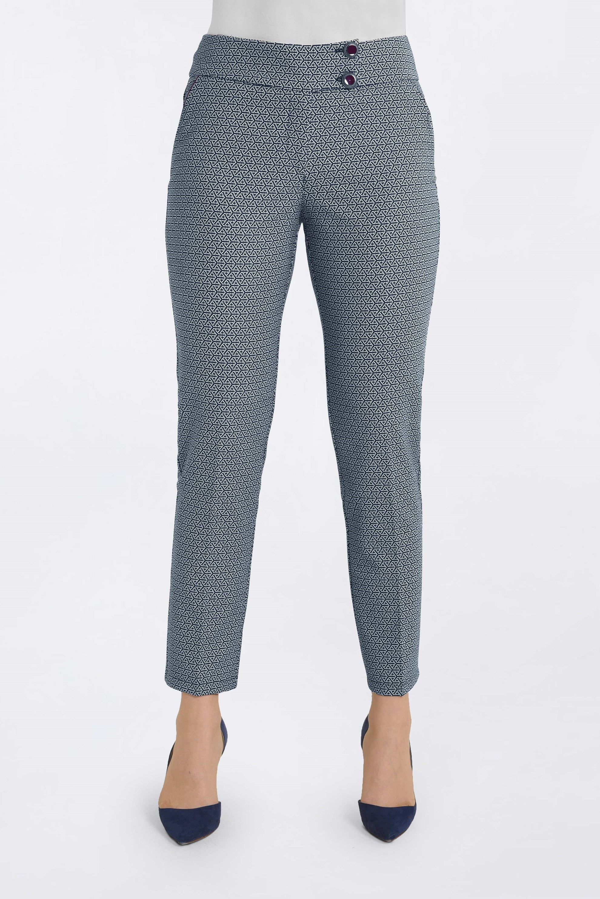 Tesettür giyim LACİVERT KLASİK KESİM PANTOLON 7881 