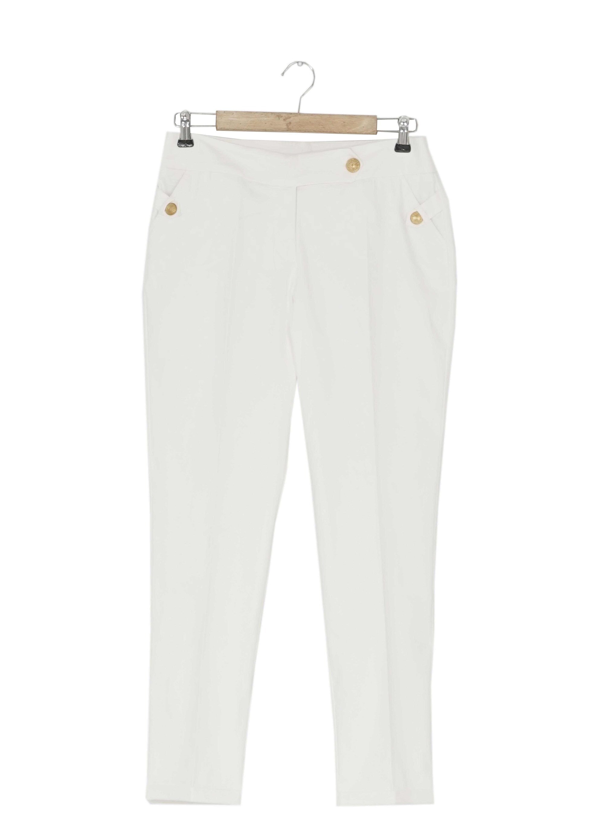 Tesettür giyim BEYAZ KLASİK KESİM PANTOLON 7883 