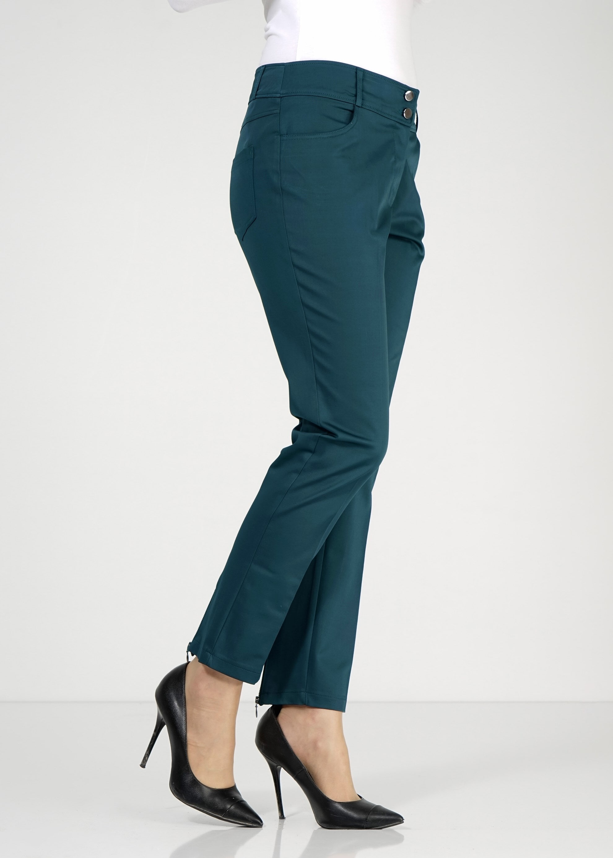 Tesettür giyim MAVİ KLASİK PANTOLON 7897 