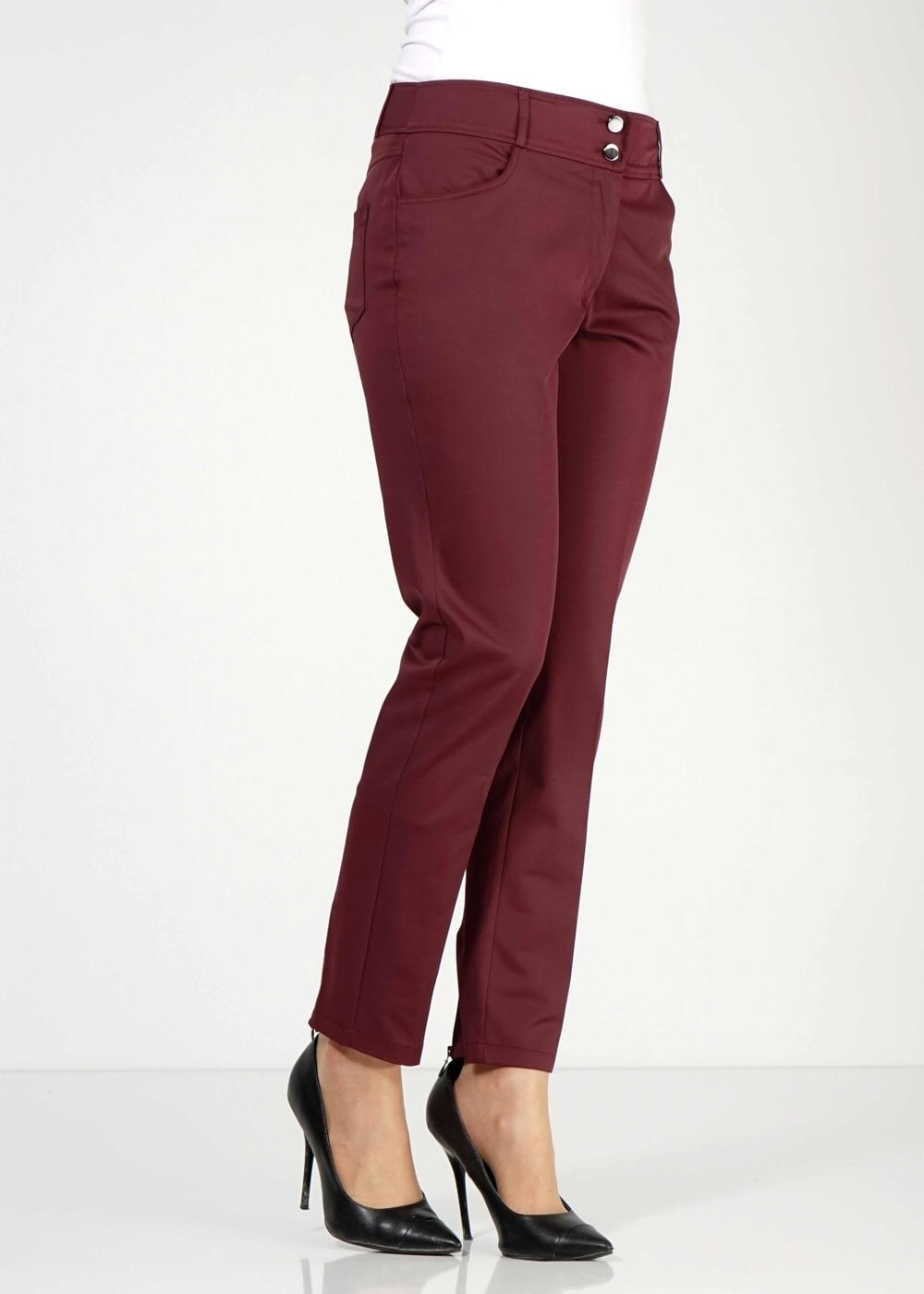 Tesettür giyim BORDO KLASİK PANTOLON 7897 