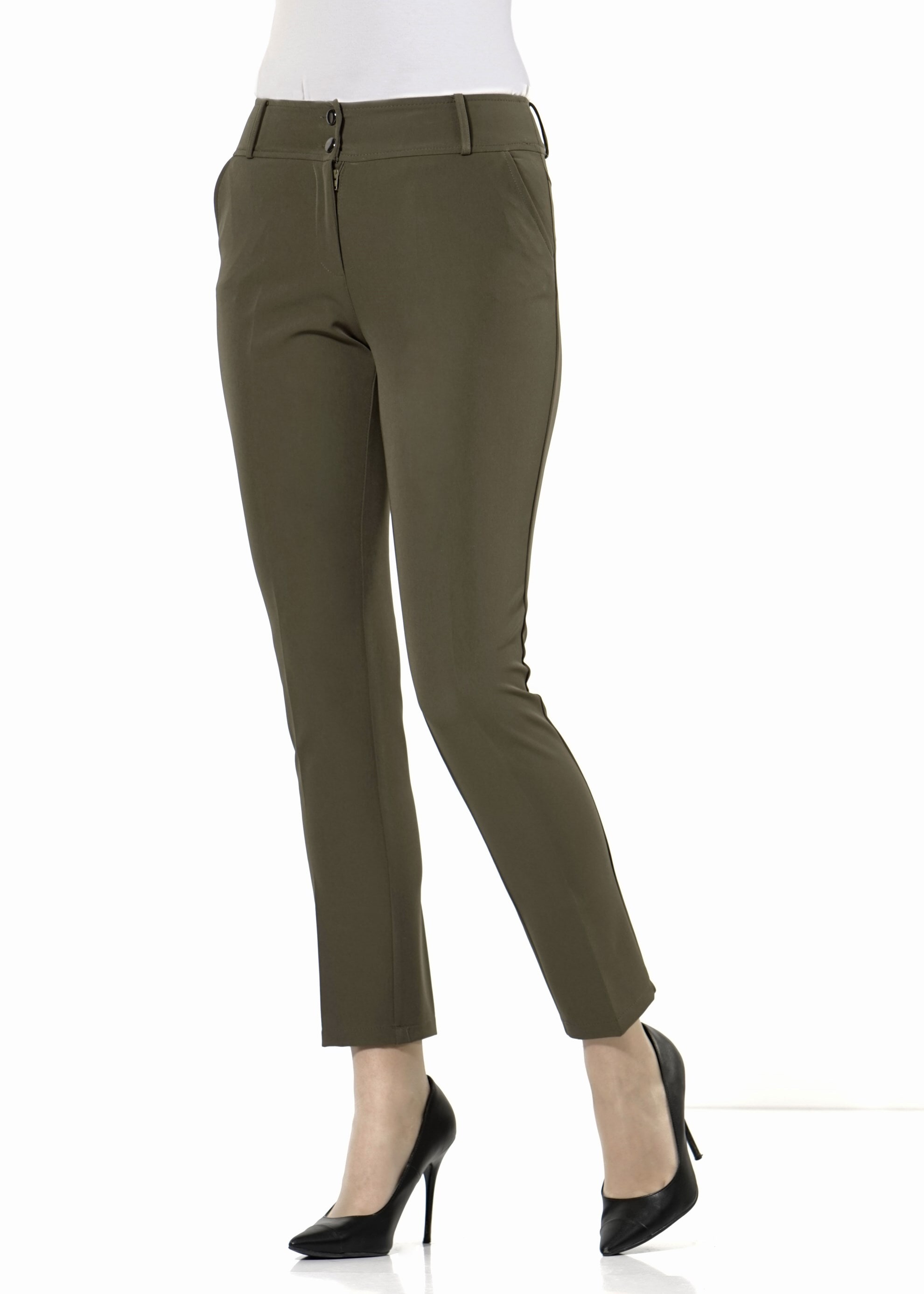 Tesettür giyim HAKİ 7898 PANTOLON