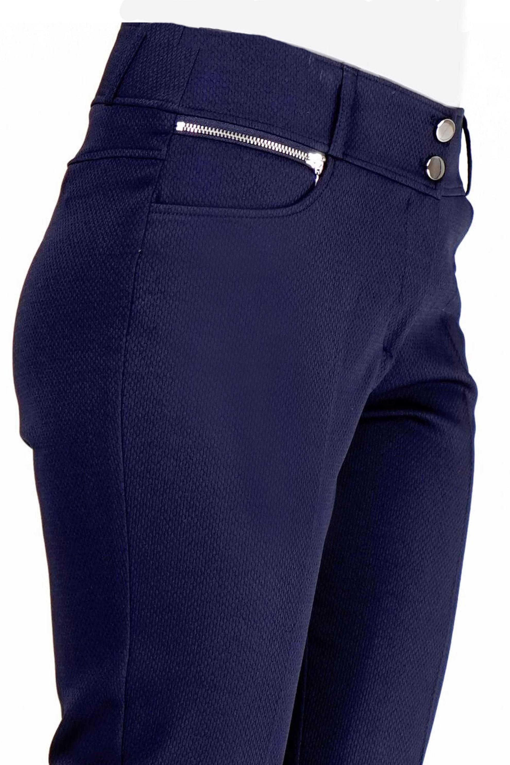 Tesettür giyim LACİVERT BORU PAÇA PANTOLON 7899 