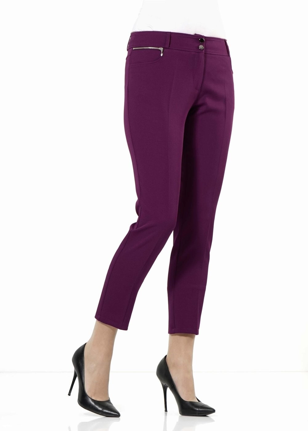 Tesettür giyim MOR BORU PAÇA PANTOLON 7899 