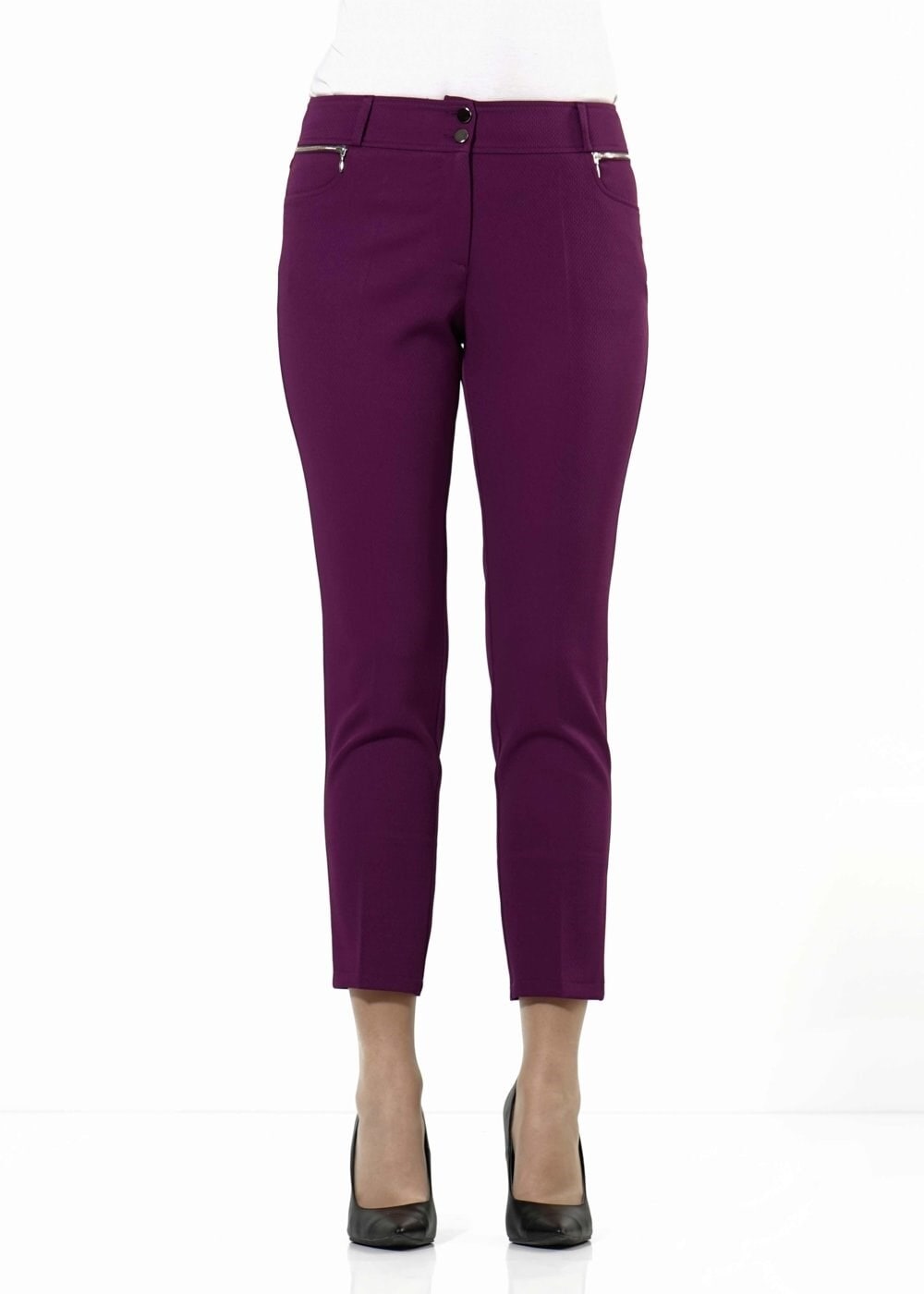 Tesettür giyim MOR BORU PAÇA PANTOLON 7899 