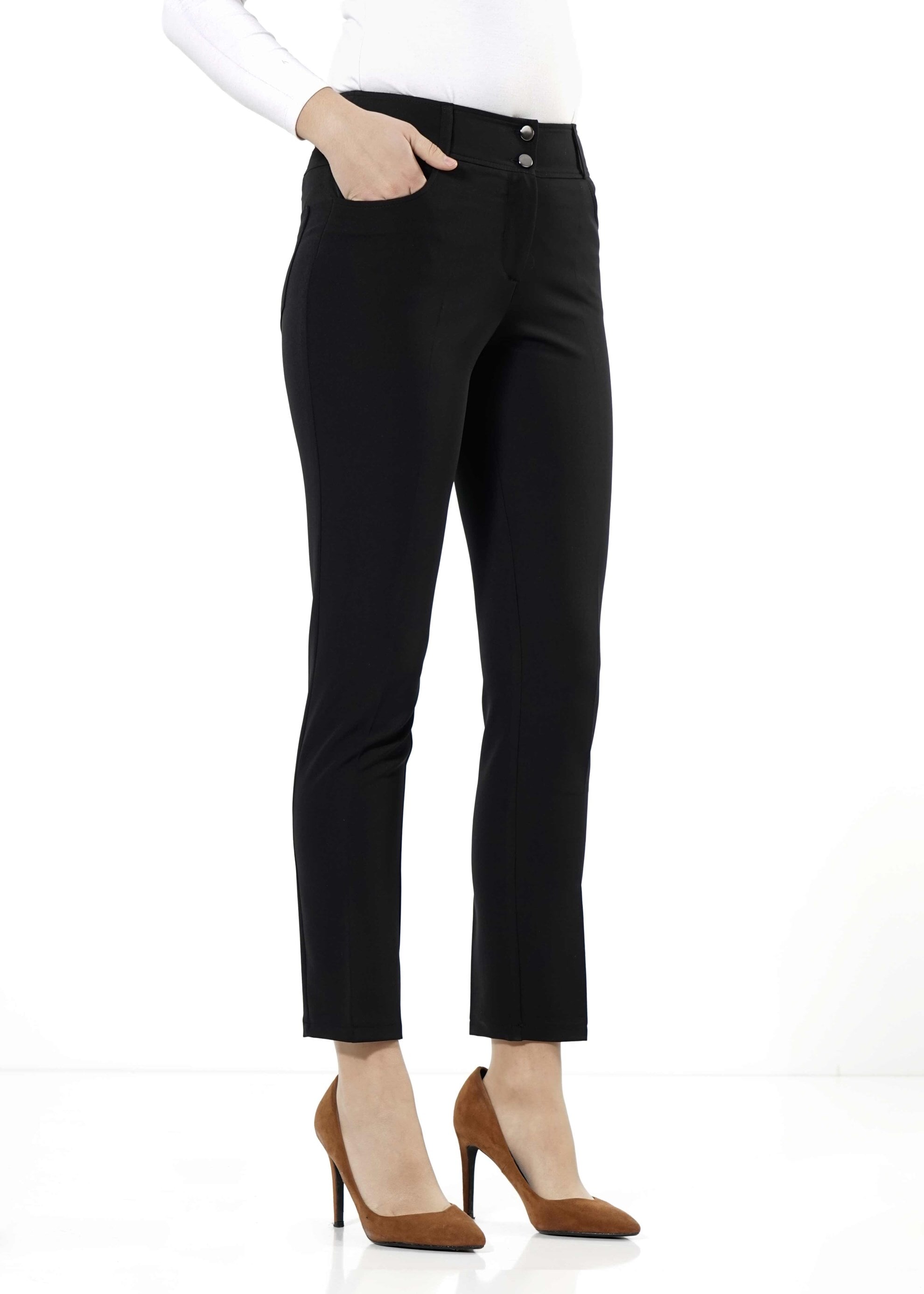 Tesettür giyim SİYAH DAR PAÇA PANTOLON 7900 